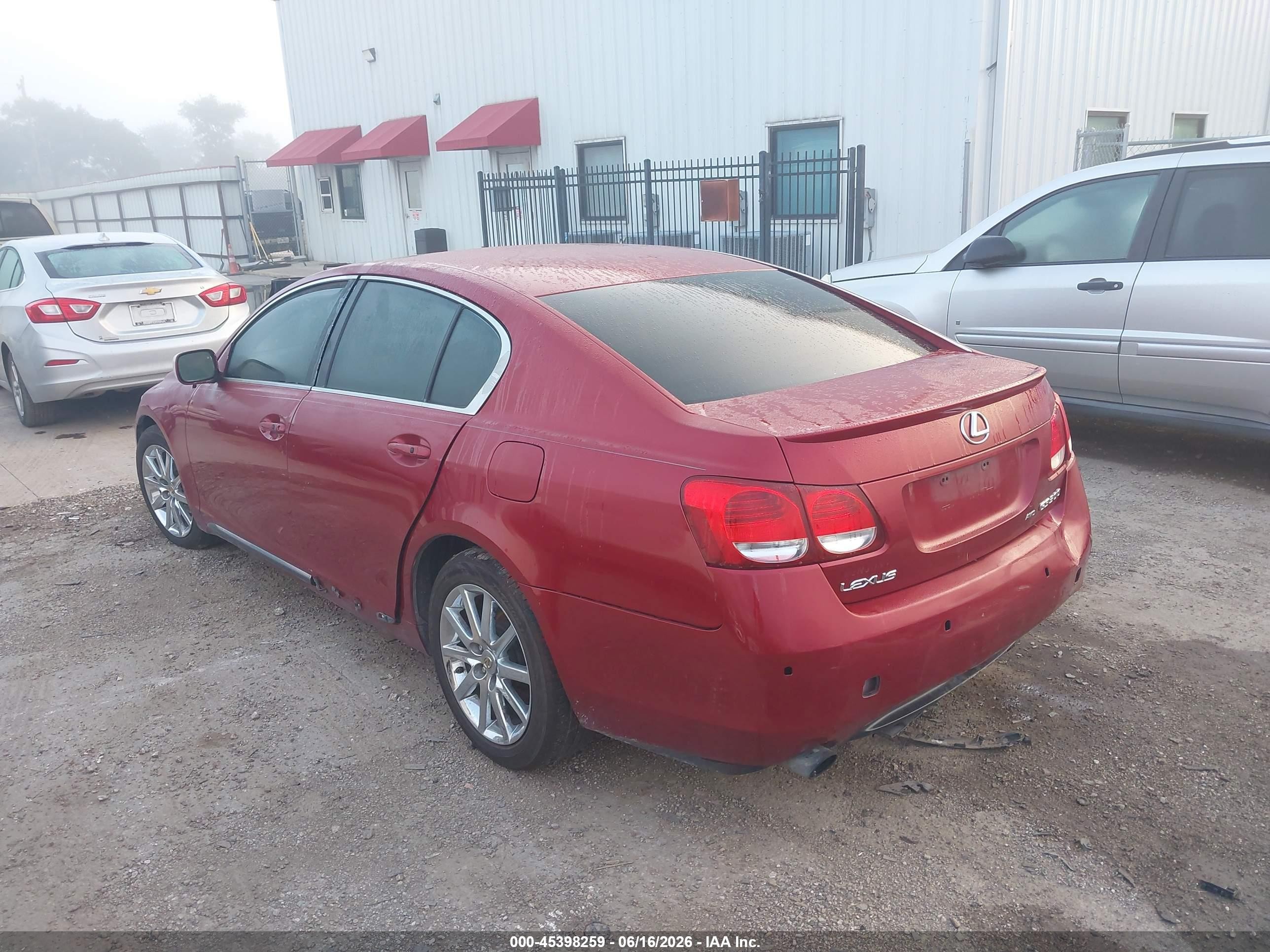 2006 Lexus Gs 300   Maroon vin: JTHCH96S560007794