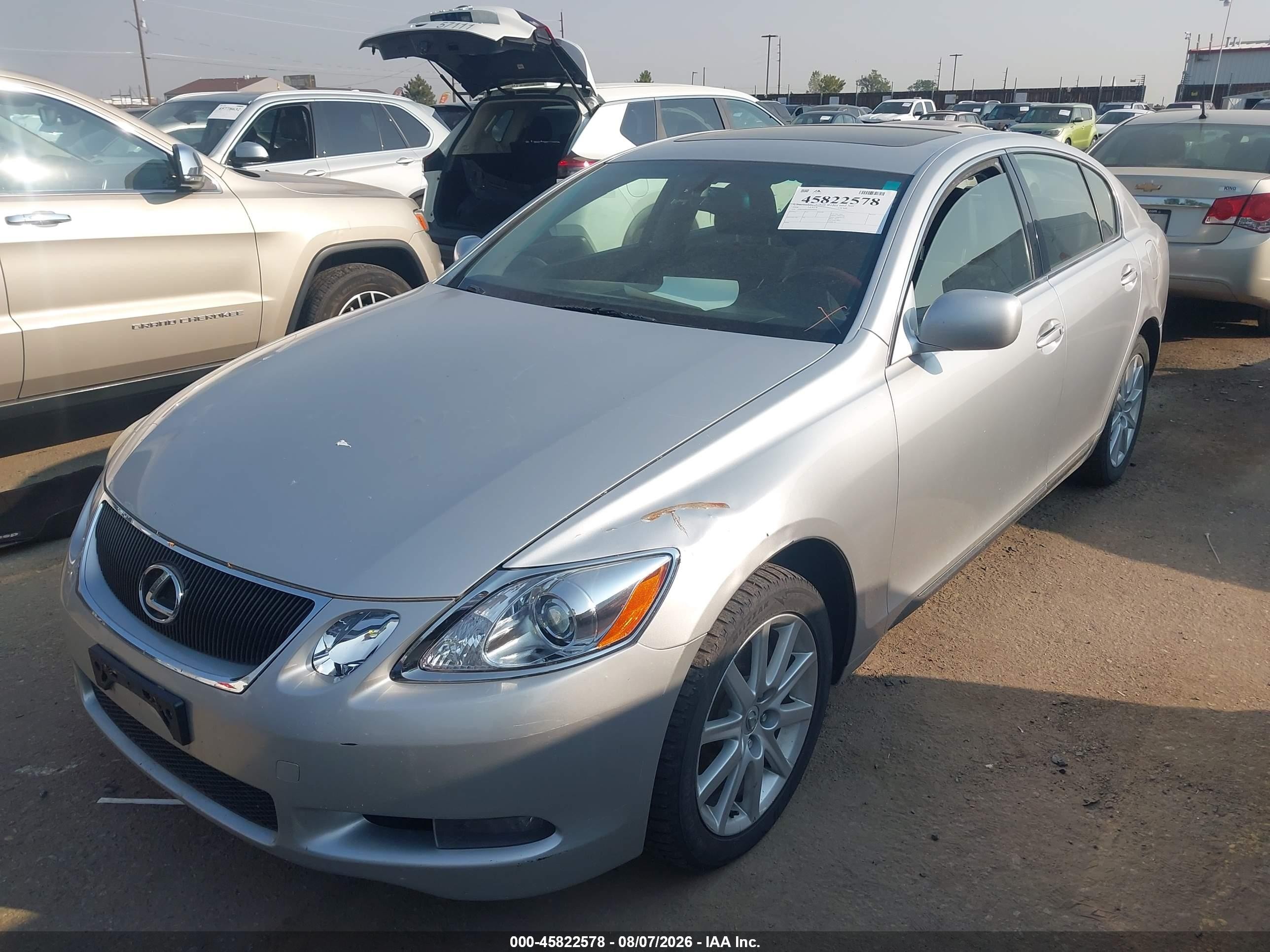 2006 Lexus Gs 300   Silver vin: JTHCH96S560009674
