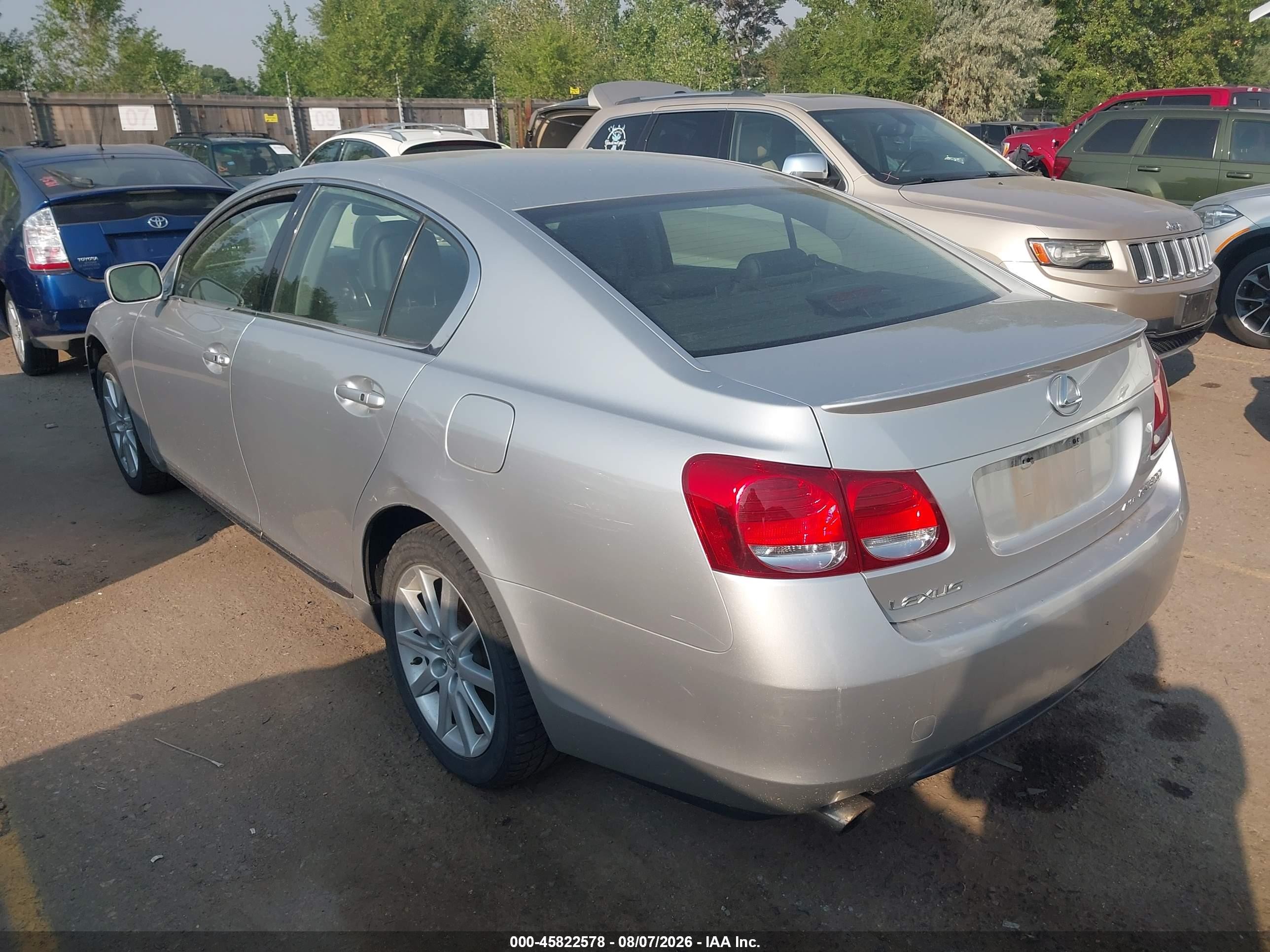 2006 Lexus Gs 300   Silver vin: JTHCH96S560009674
