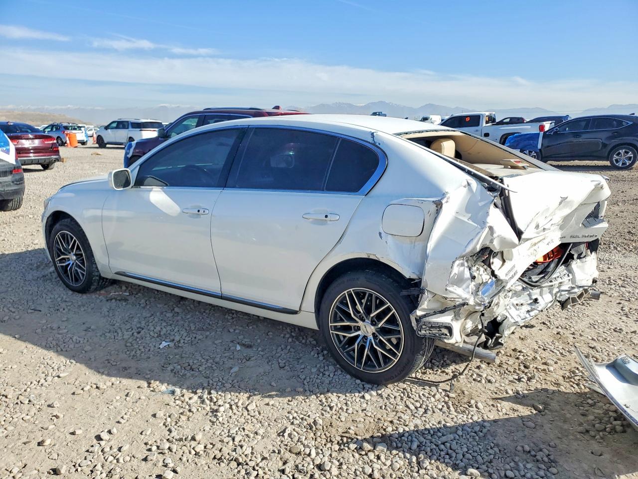 2006 Lexus Gs 300 White vin: JTHCH96S560012056