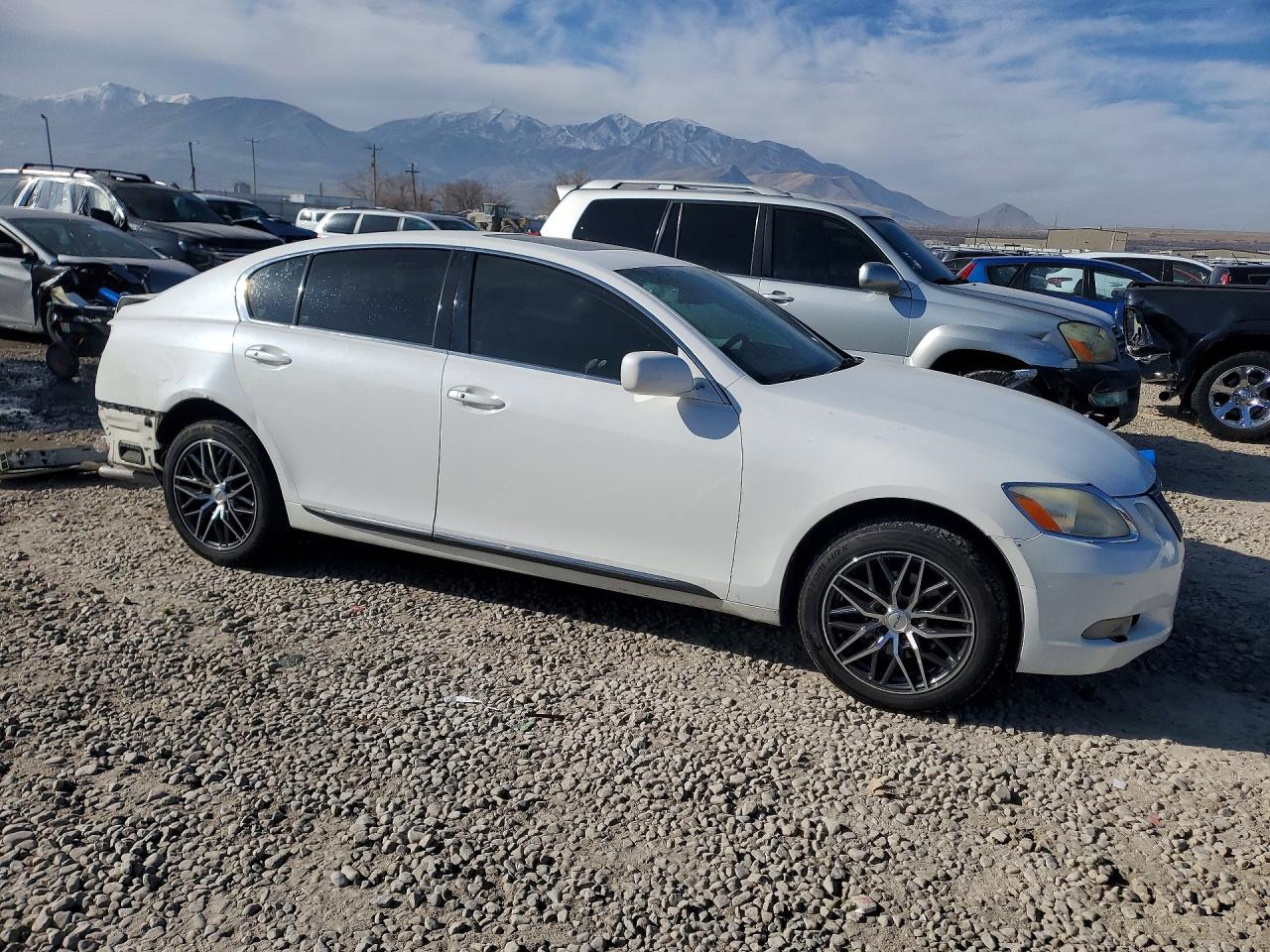 2006 Lexus Gs 300 White vin: JTHCH96S560012056