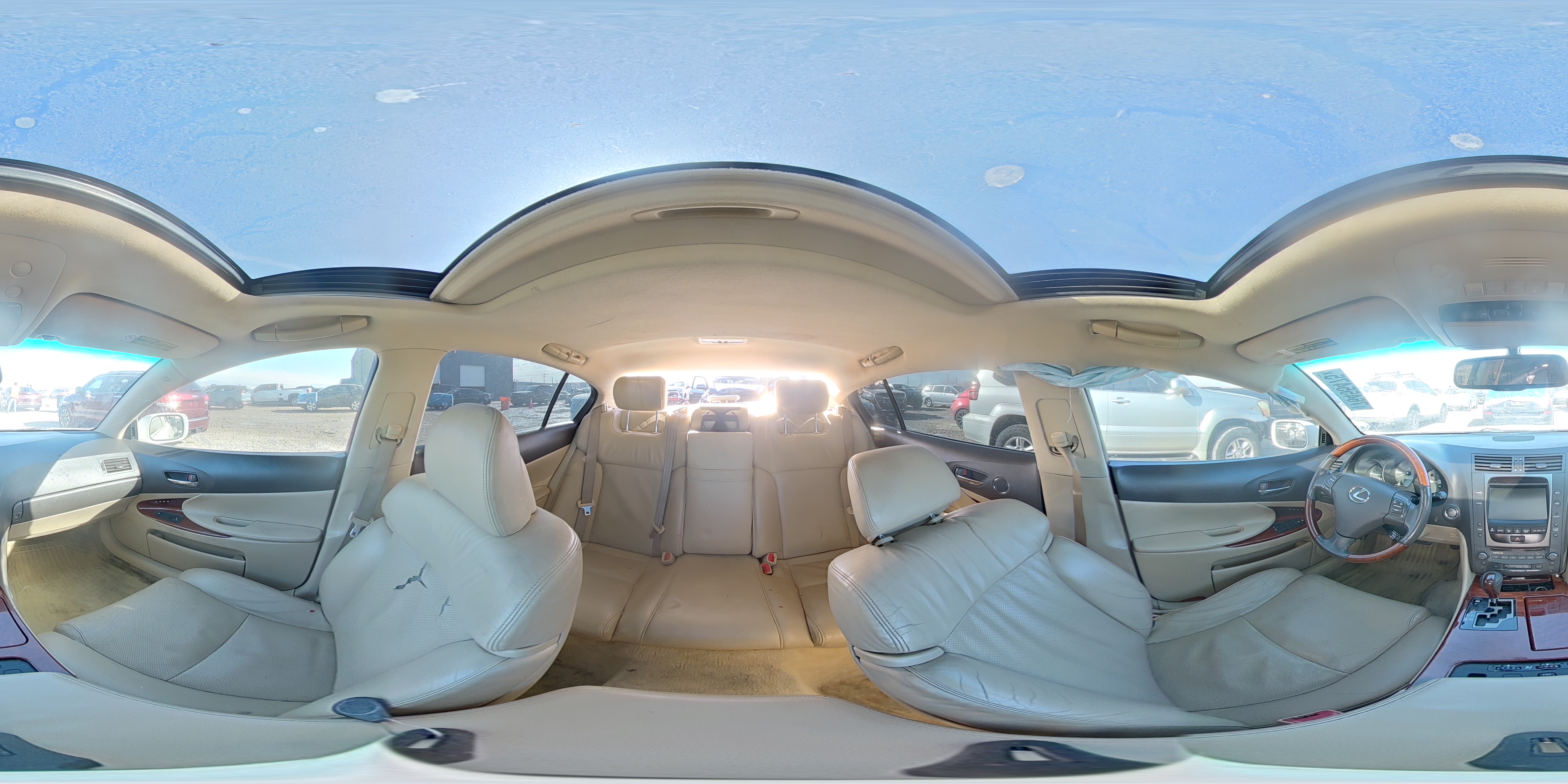 2006 Lexus Gs 300 White vin: JTHCH96S560012056
