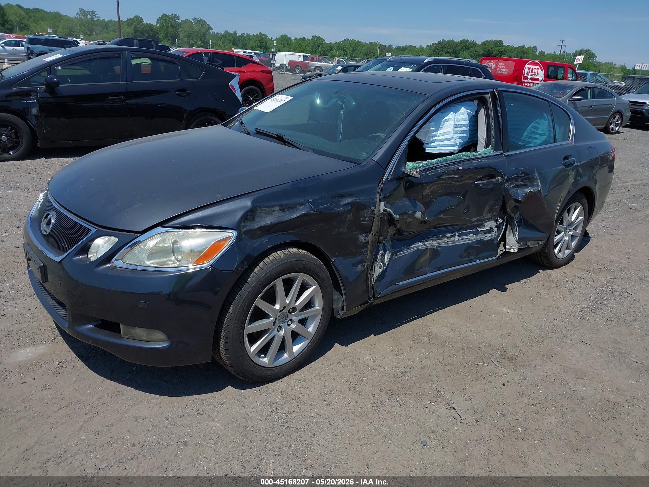 2006 Lexus Gs 300 Gray vin: JTHCH96S560014390