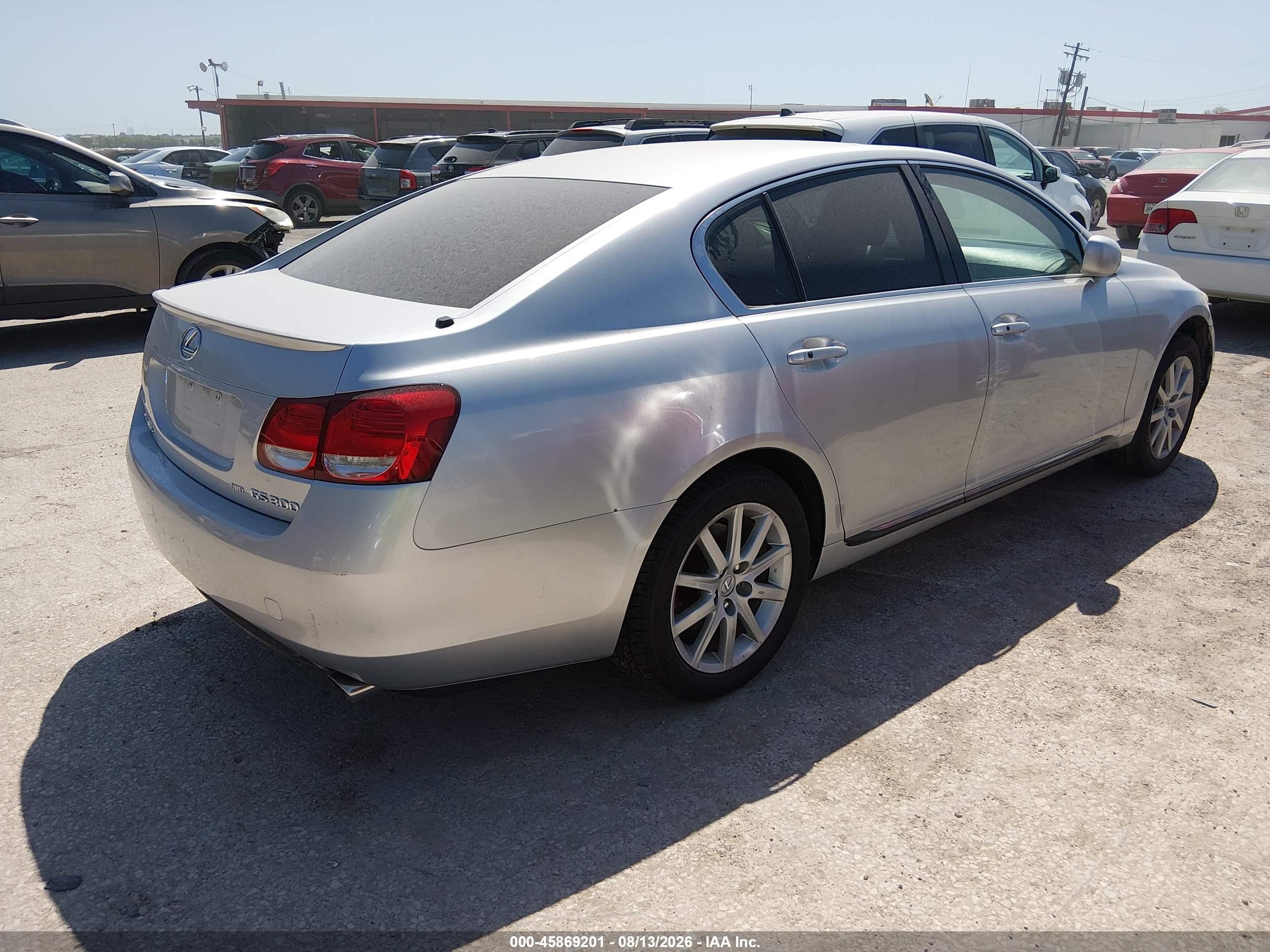 2006 Lexus Gs 300 Silver vin: JTHCH96S560020612