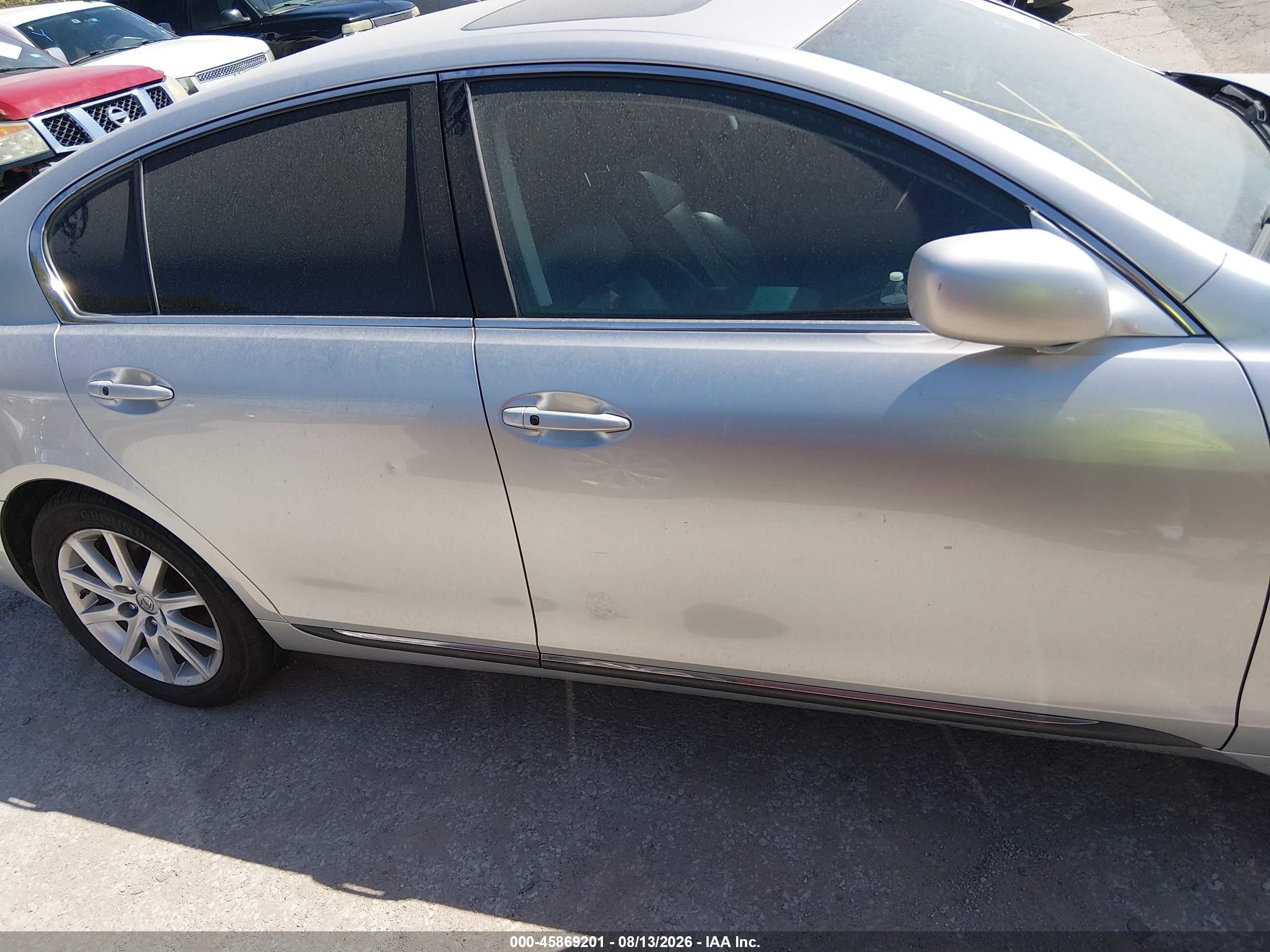 2006 Lexus Gs 300 Silver vin: JTHCH96S560020612