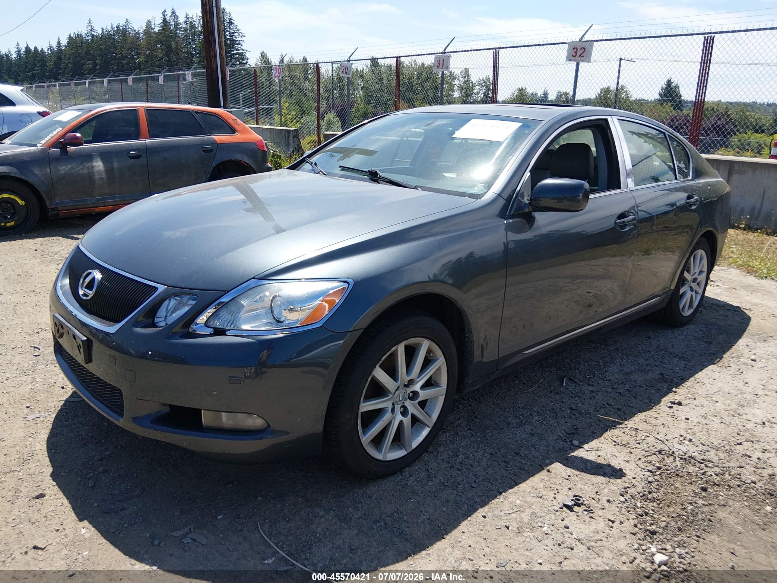 2006 Lexus Gs 300   Gray vin: JTHCH96S660012812