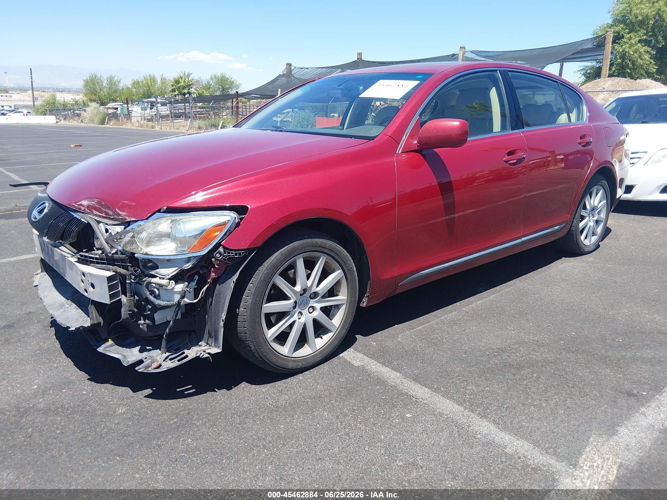 2006 Lexus Gs 300   Red vin: JTHCH96S660014124