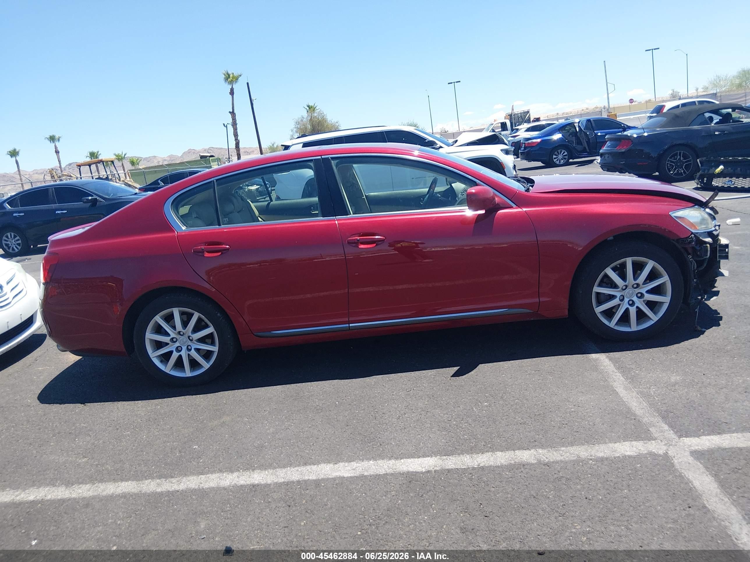 2006 Lexus Gs 300   Red vin: JTHCH96S660014124
