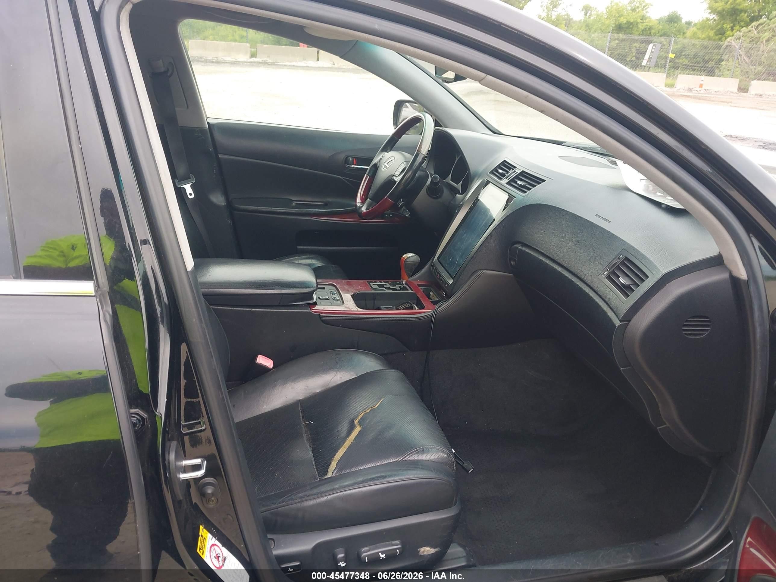 2006 Lexus Gs 300   Black vin: JTHCH96S760012785