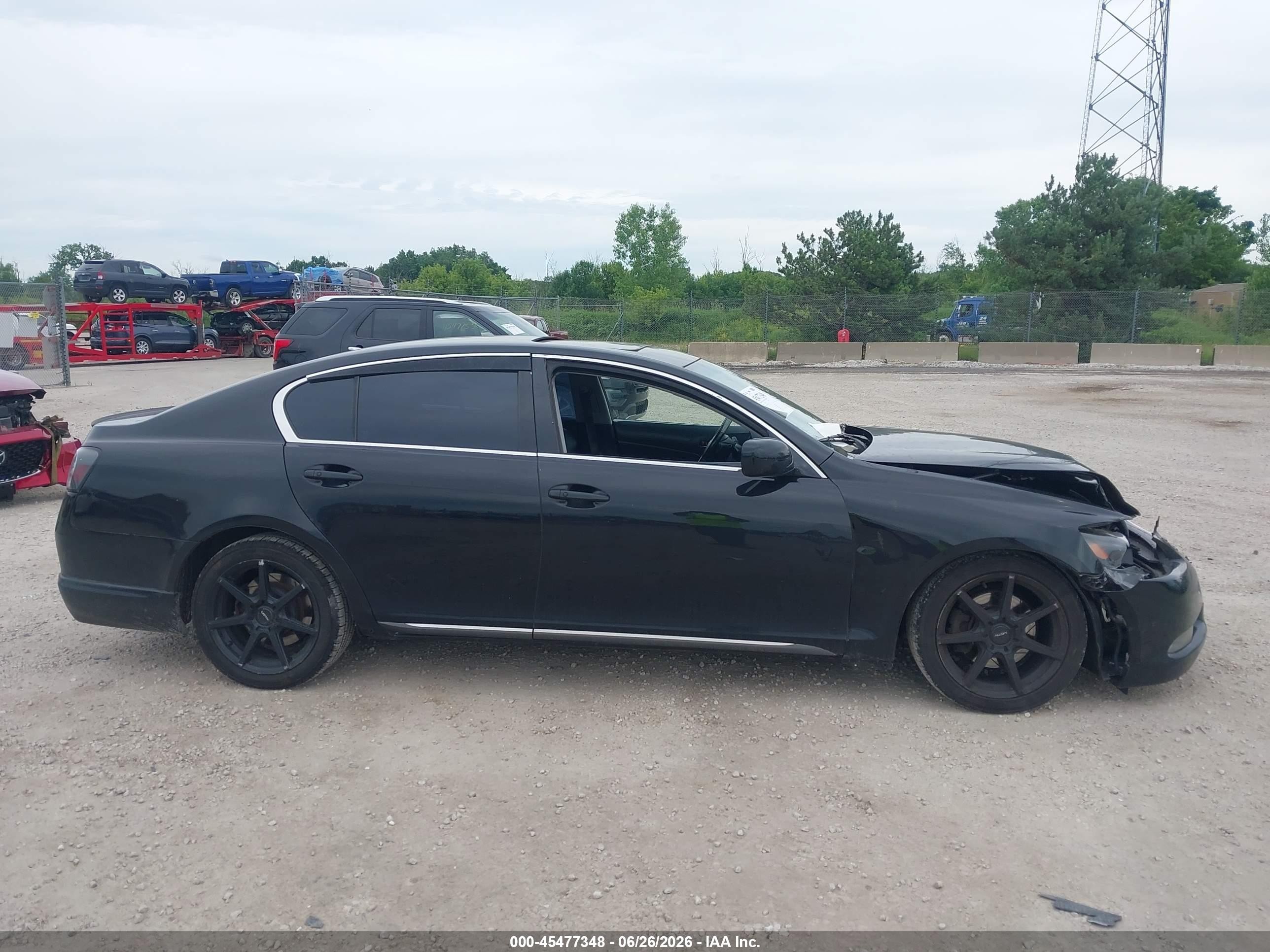 2006 Lexus Gs 300   Black vin: JTHCH96S760012785