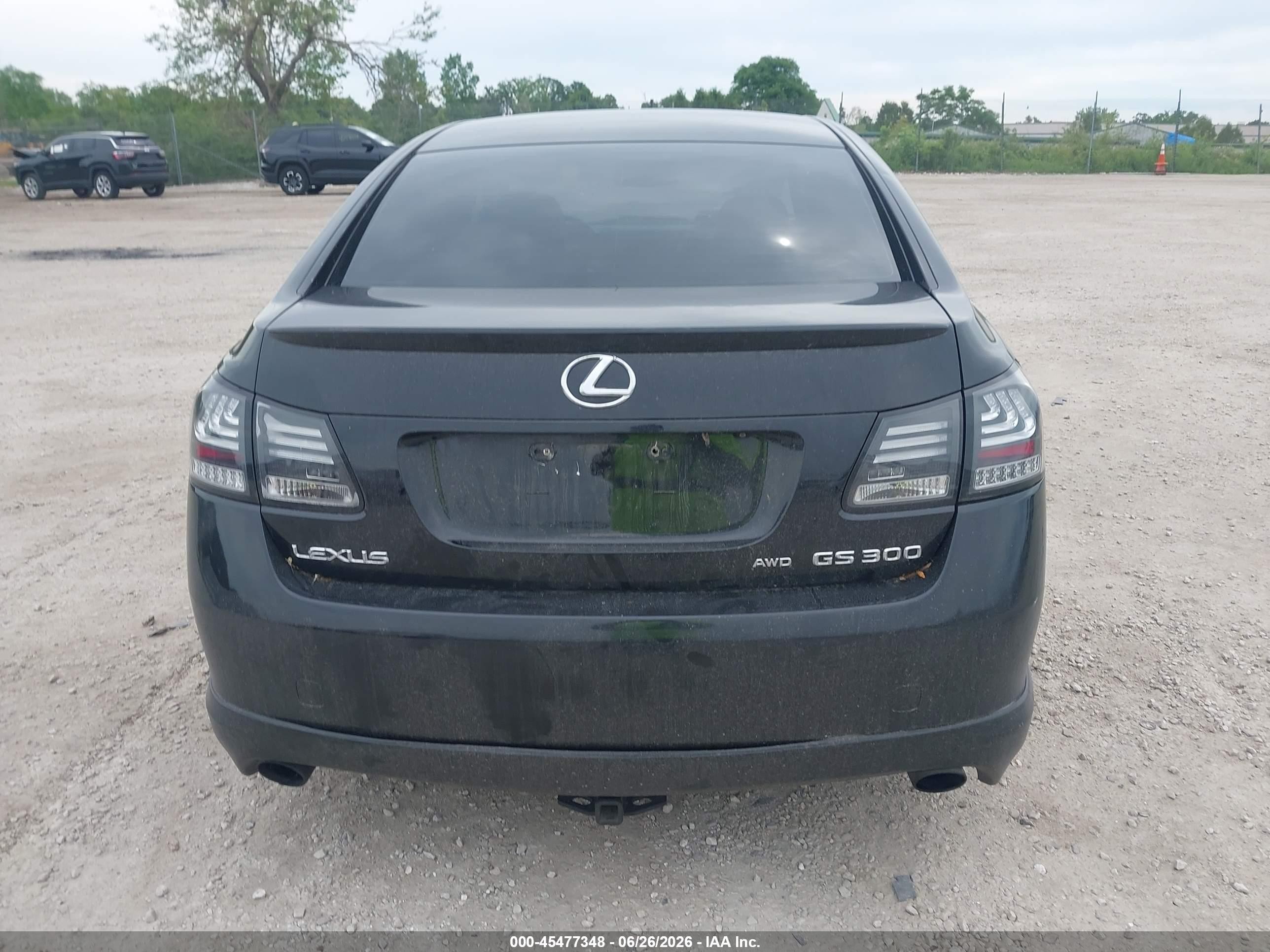 2006 Lexus Gs 300   Black vin: JTHCH96S760012785
