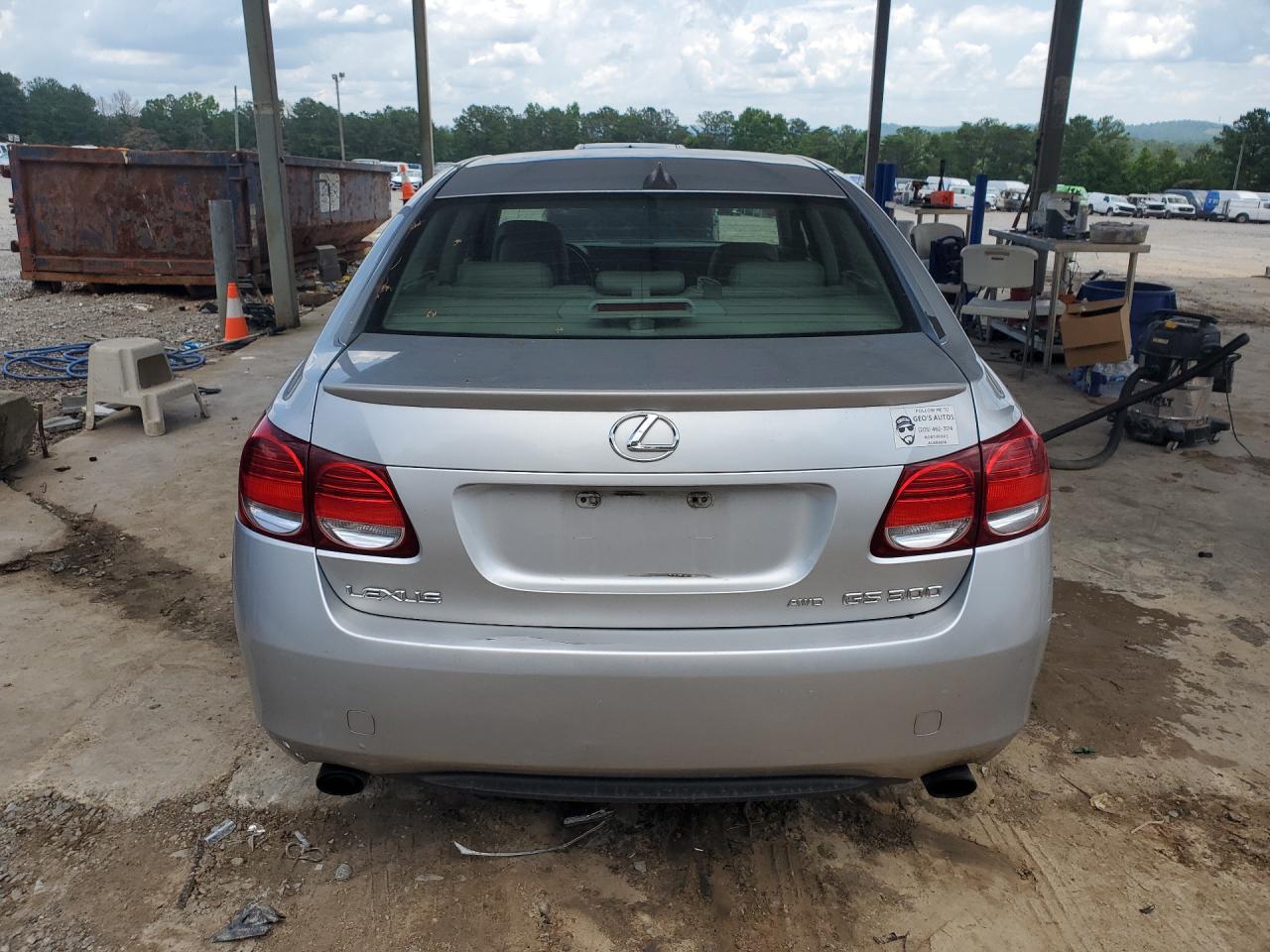 2006 Lexus Gs 300 Silver vin: JTHCH96S860004436 Damage: Rear Bumper, Cracked, 6 To 7 Inches