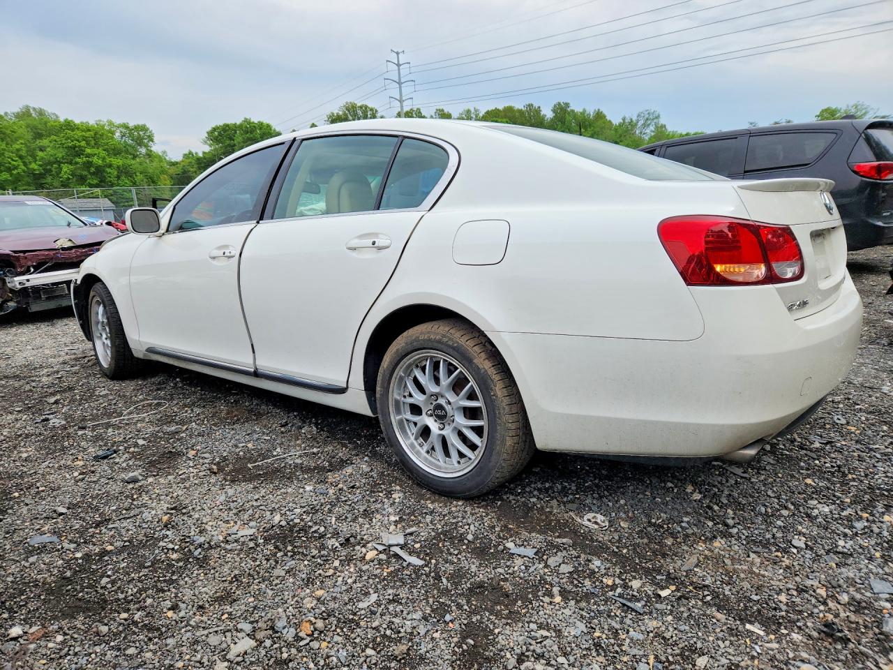 2006 Lexus Gs 300 White vin: JTHCH96S860006140