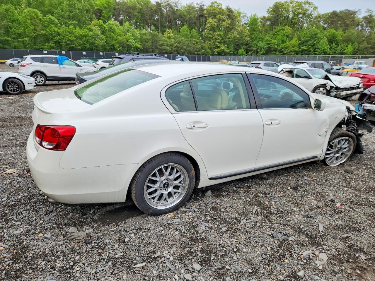 2006 Lexus Gs 300 White vin: JTHCH96S860006140