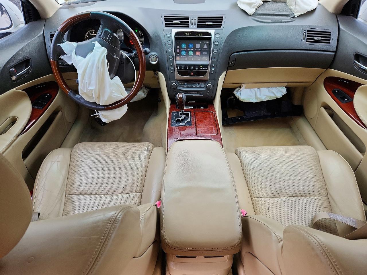2006 Lexus Gs 300 White vin: JTHCH96S860006140