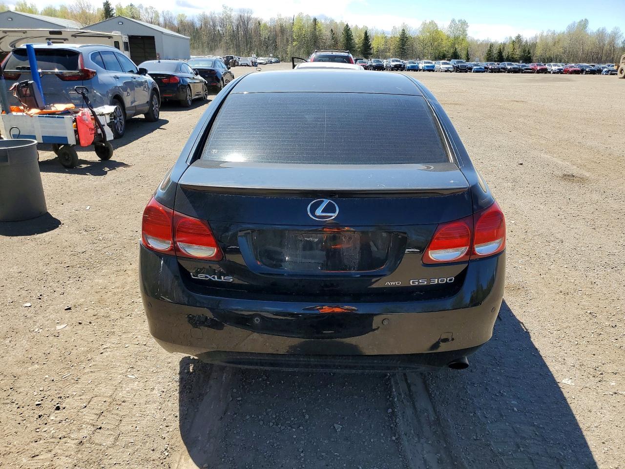 2006 Lexus Gs 300 Черный vin: JTHCH96S860009426