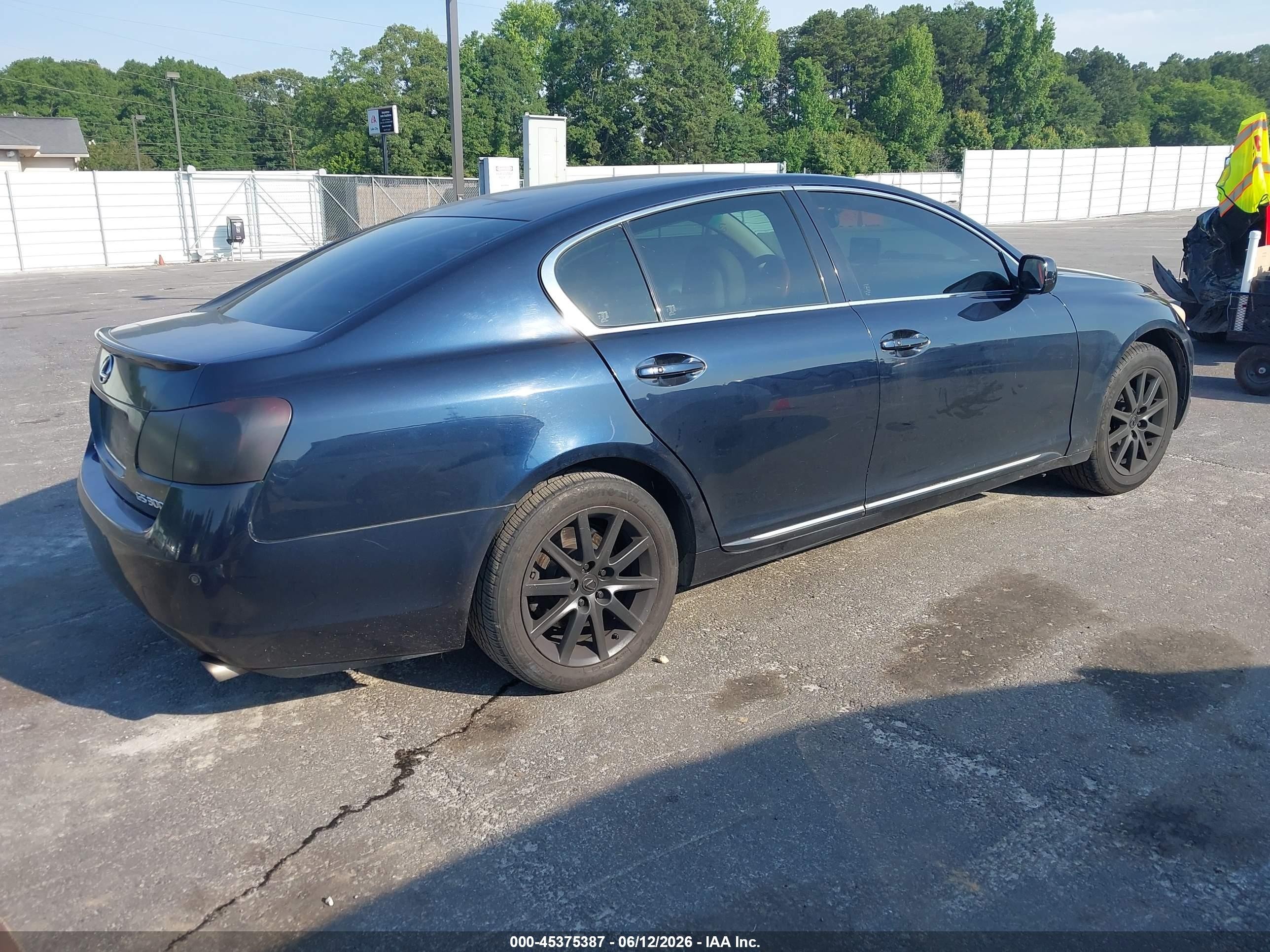 2006 Lexus Gs 300 Dark Blue vin: JTHCH96S860019289