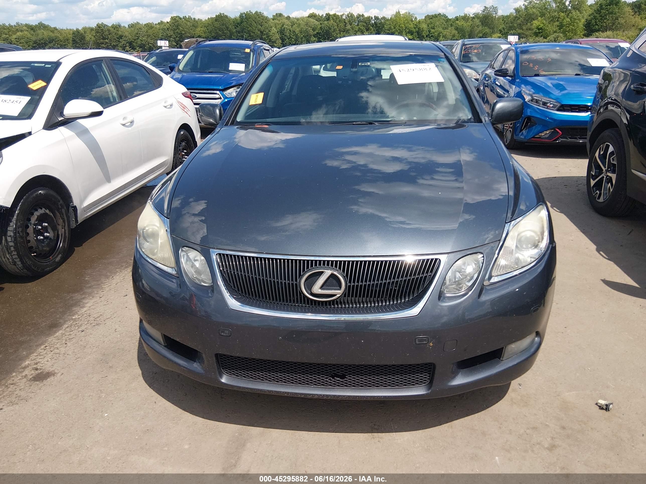2006 Lexus Gs 300 Gray vin: JTHCH96S960012531