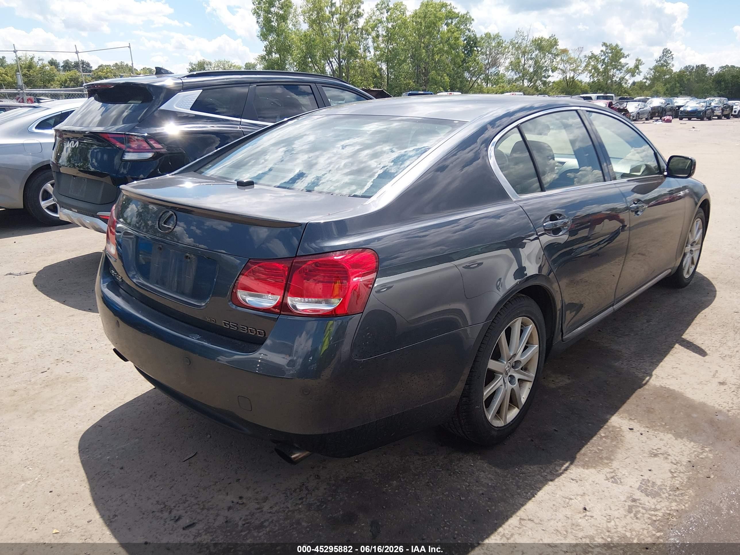 2006 Lexus Gs 300 Gray vin: JTHCH96S960012531