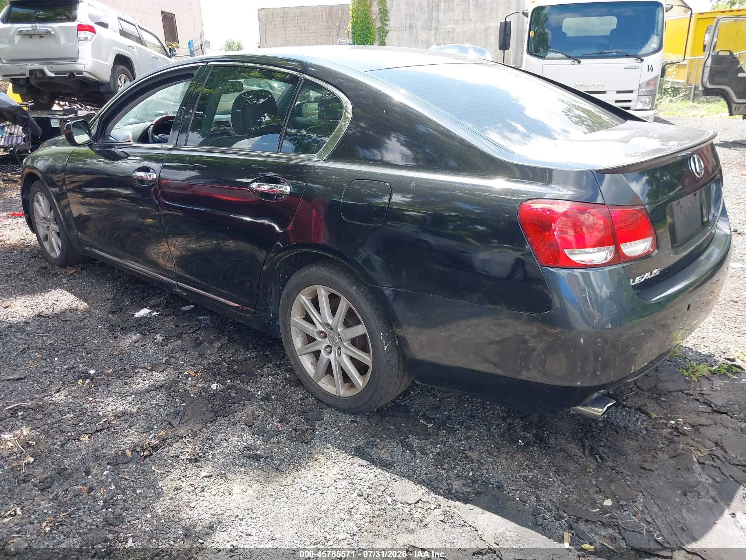 2006 Lexus Gs 300   Black vin: JTHCH96S960018071