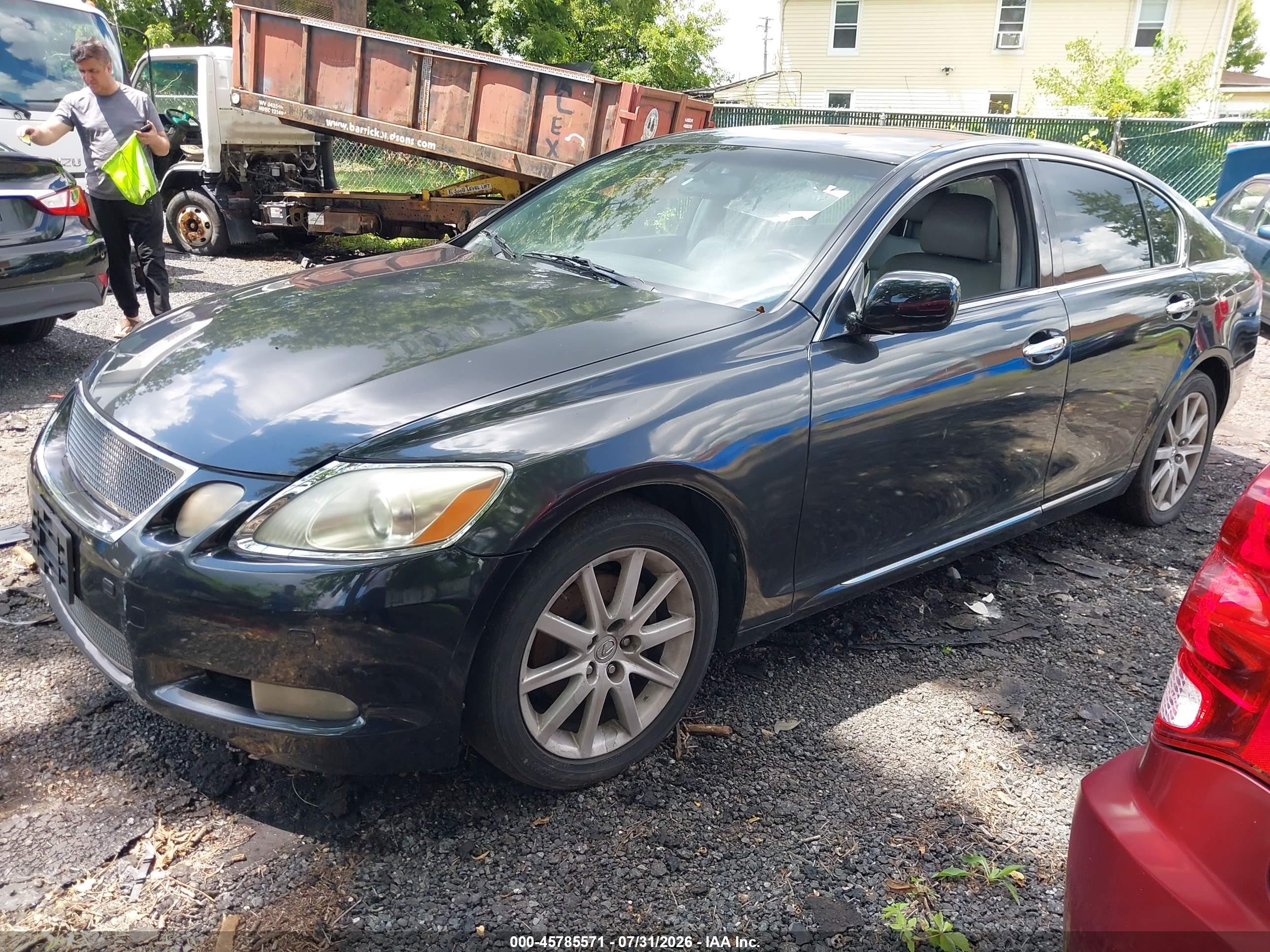 2006 Lexus Gs 300   Black vin: JTHCH96S960018071