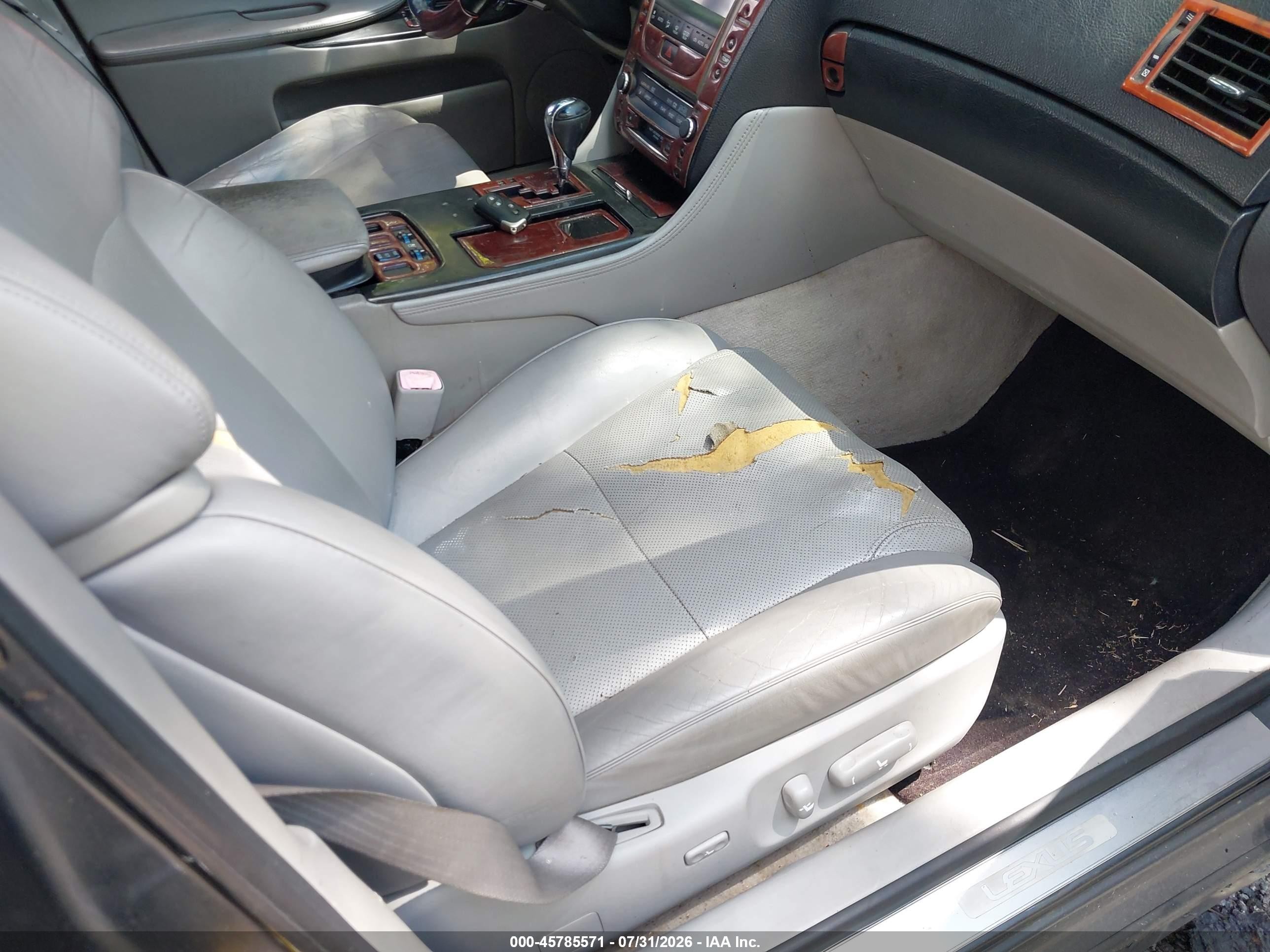 2006 Lexus Gs 300   Black vin: JTHCH96S960018071