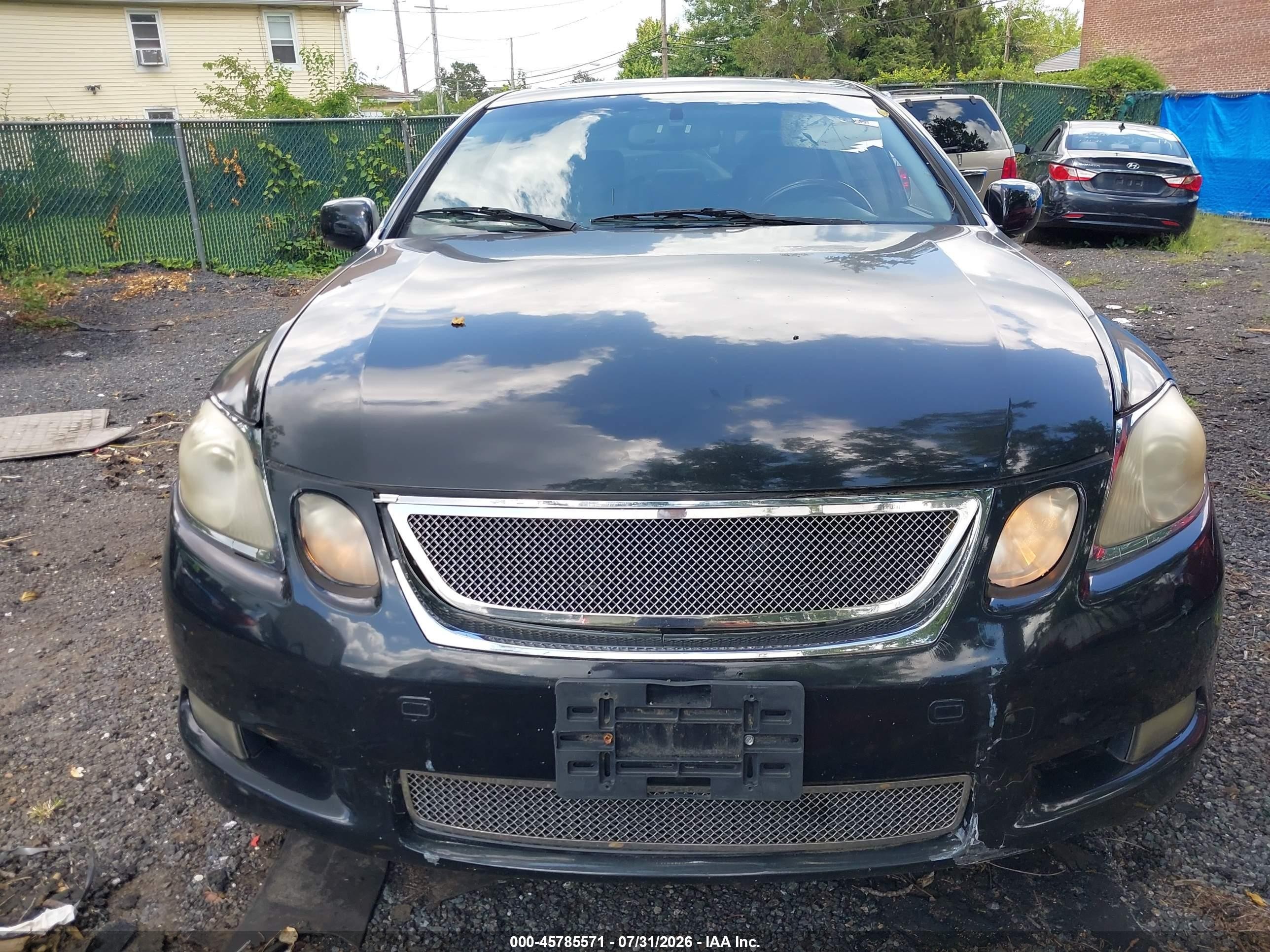 2006 Lexus Gs 300   Black vin: JTHCH96S960018071