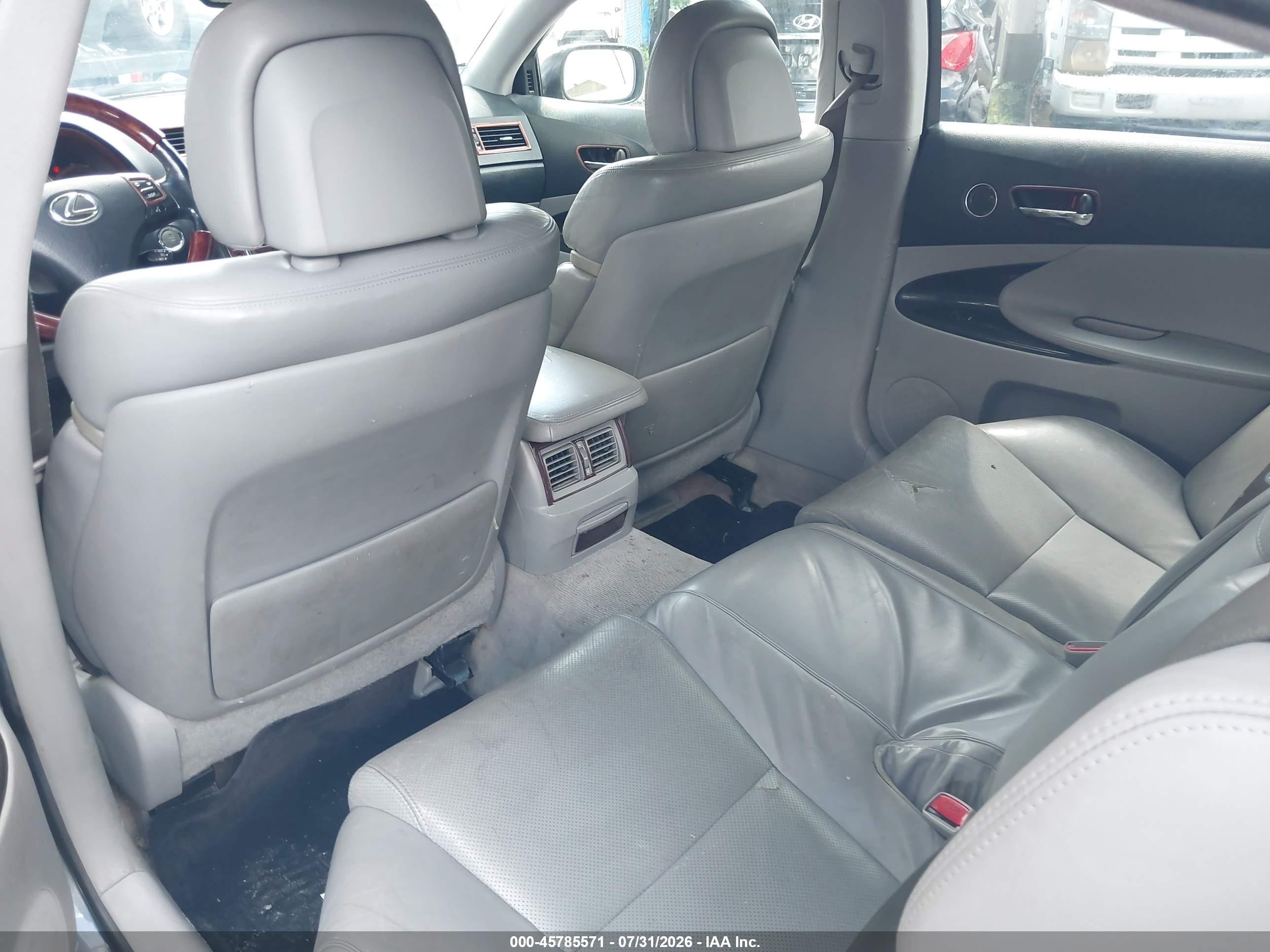 2006 Lexus Gs 300   Black vin: JTHCH96S960018071