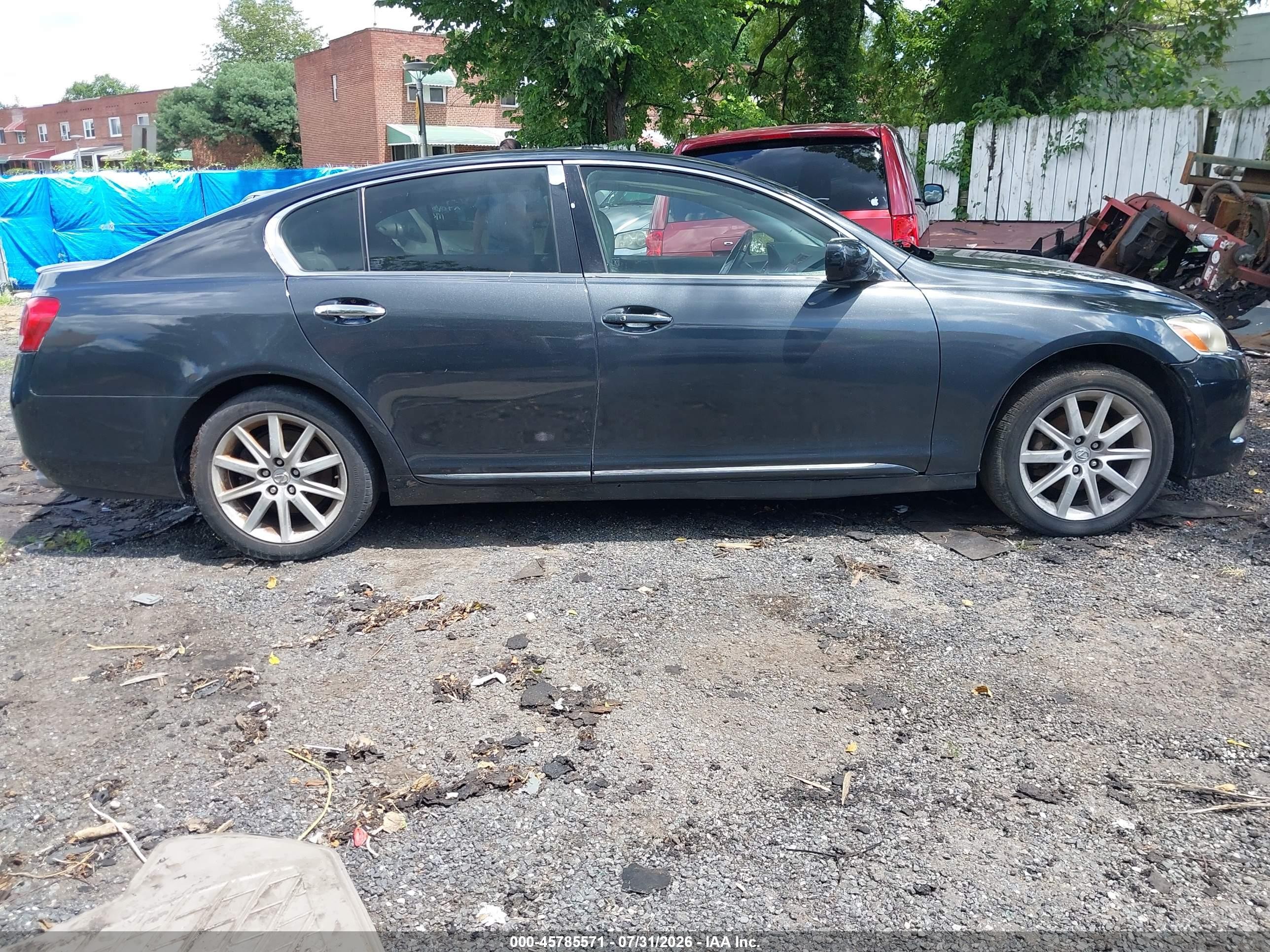 2006 Lexus Gs 300   Black vin: JTHCH96S960018071