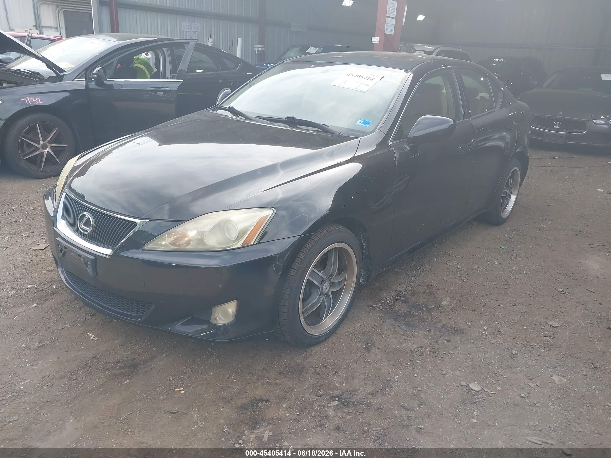 2006 Lexus Is 250   Black vin: JTHCK262062001642