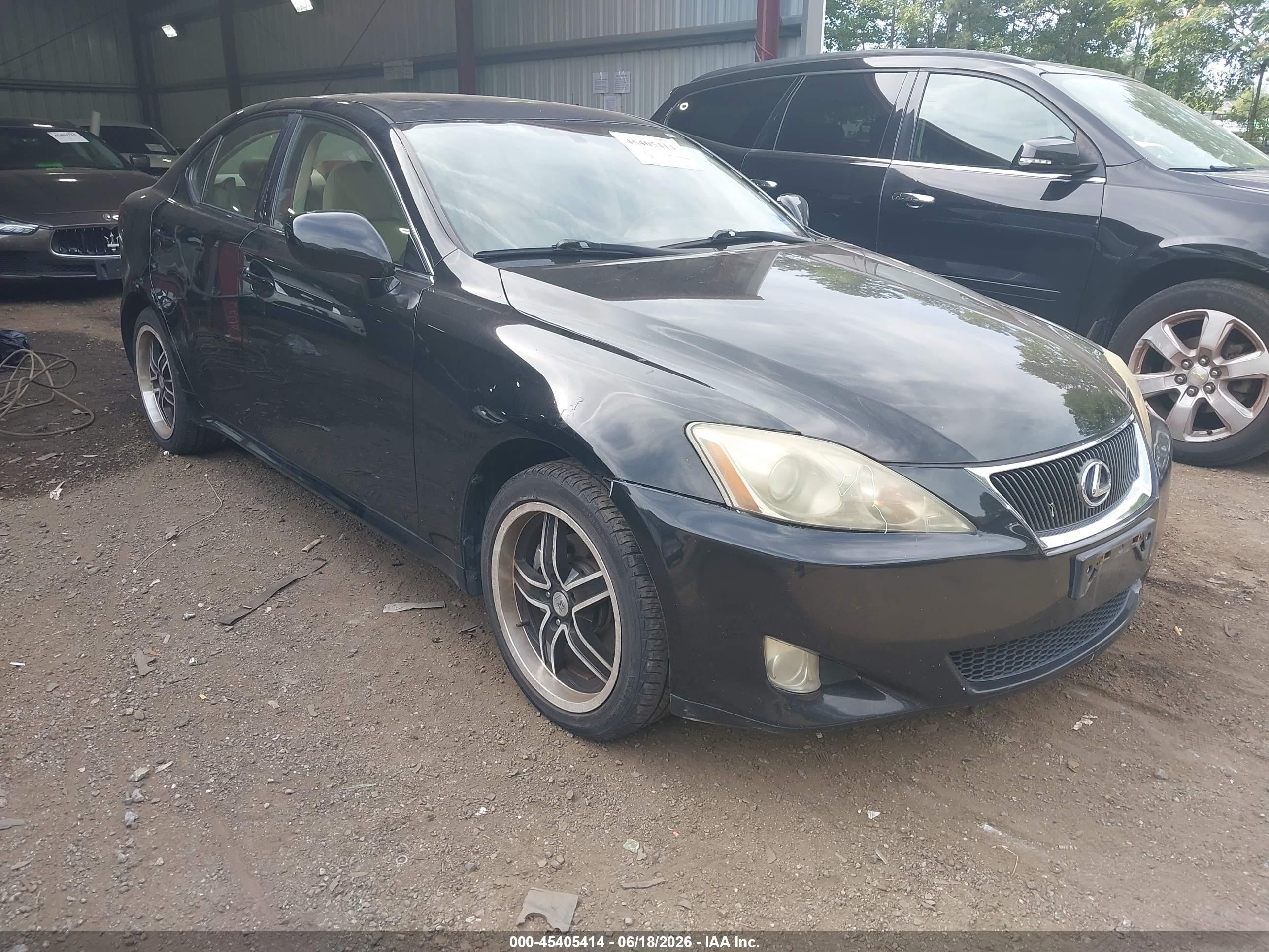 2006 Lexus Is 250   Black vin: JTHCK262062001642
