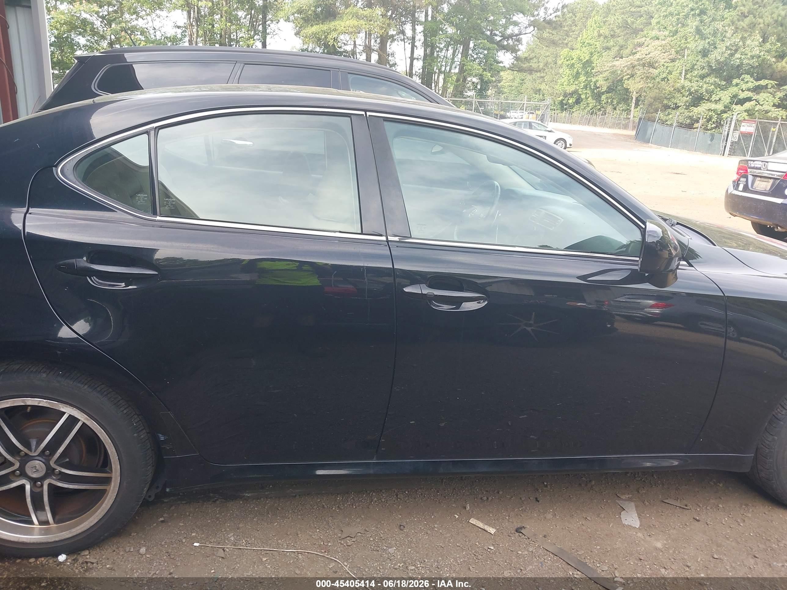 2006 Lexus Is 250   Black vin: JTHCK262062001642