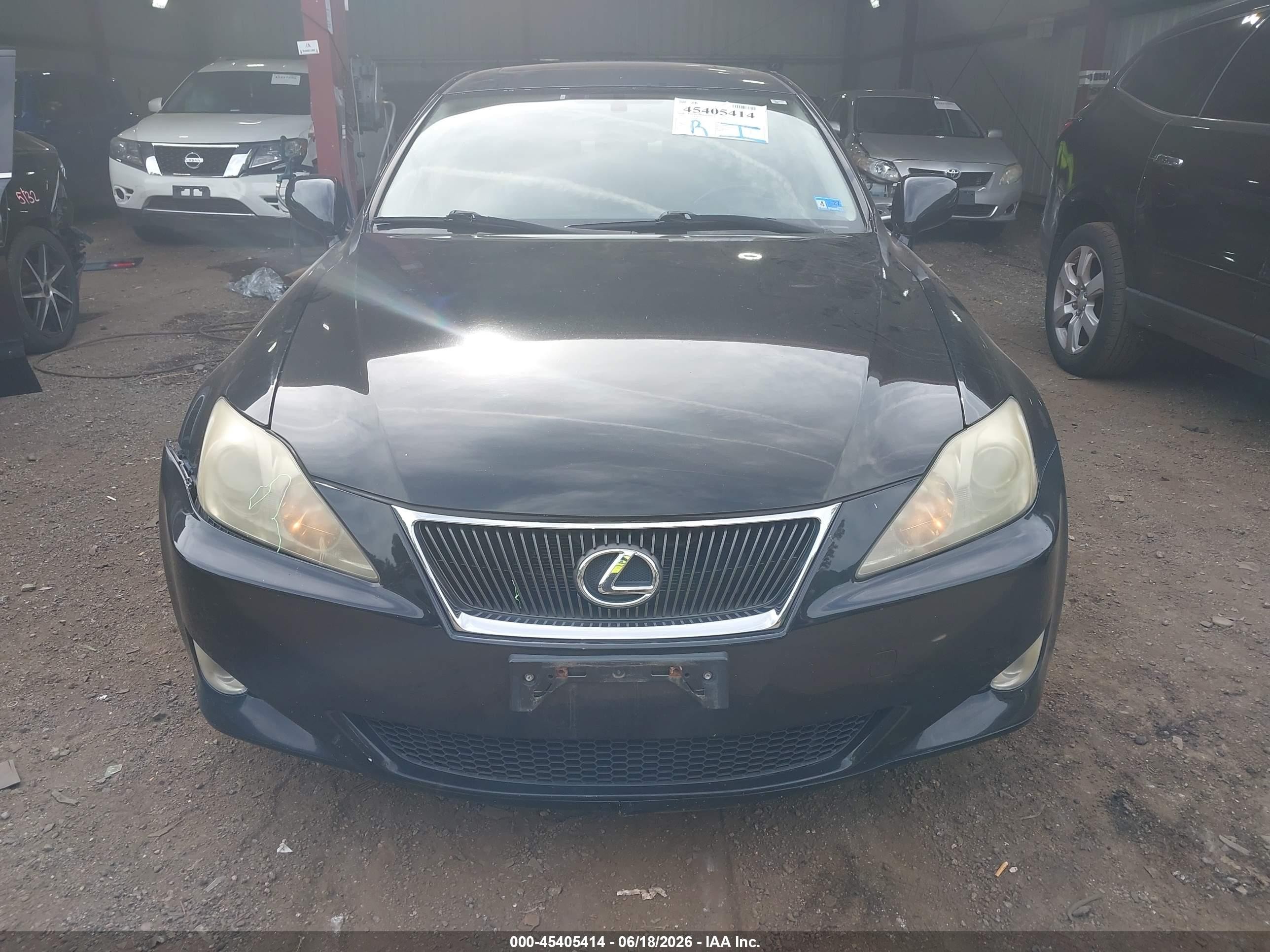2006 Lexus Is 250   Black vin: JTHCK262062001642