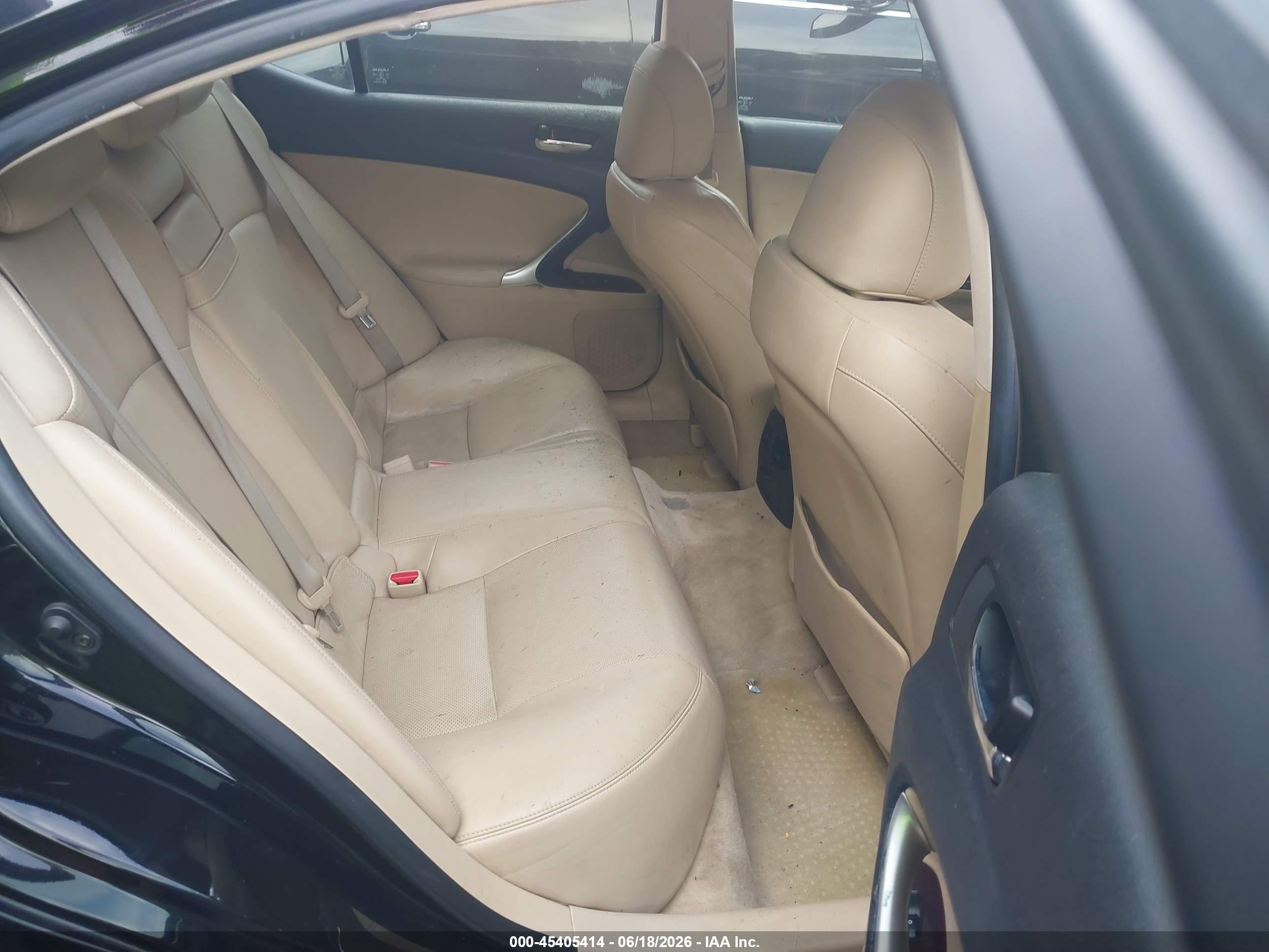 2006 Lexus Is 250   Black vin: JTHCK262062001642