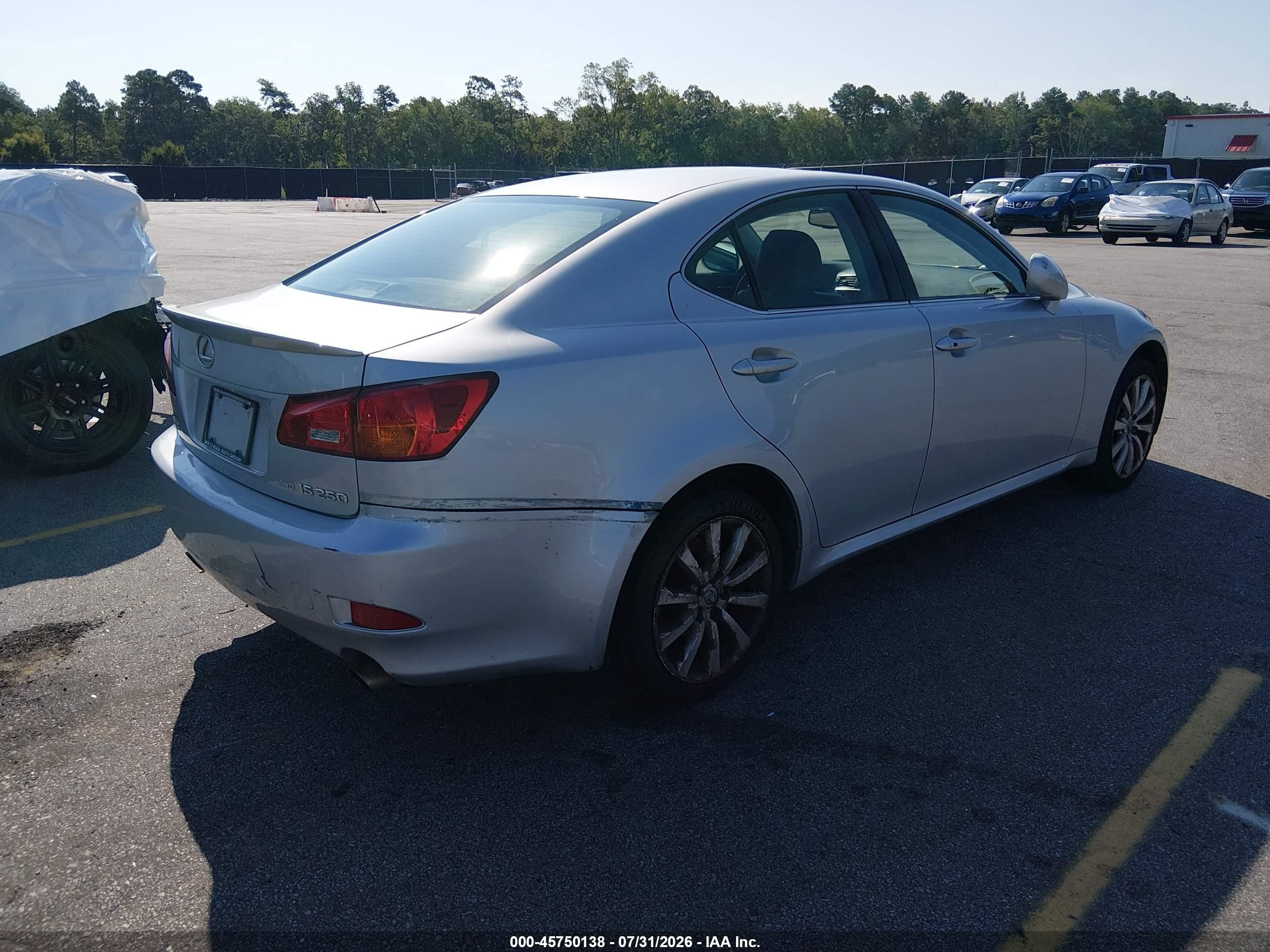 2006 Lexus Is 250   Silver vin: JTHCK262062002824
