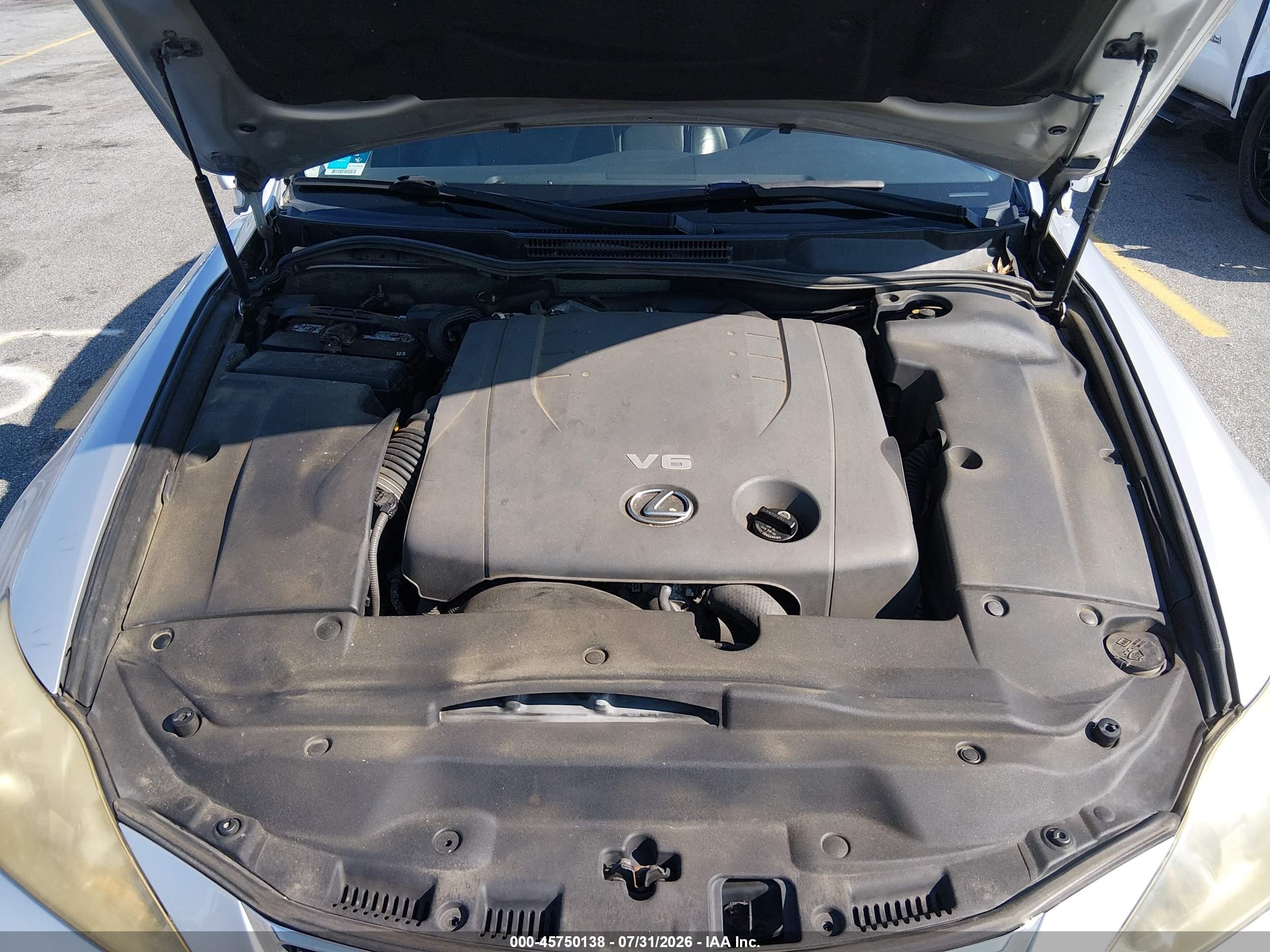 2006 Lexus Is 250   Silver vin: JTHCK262062002824
