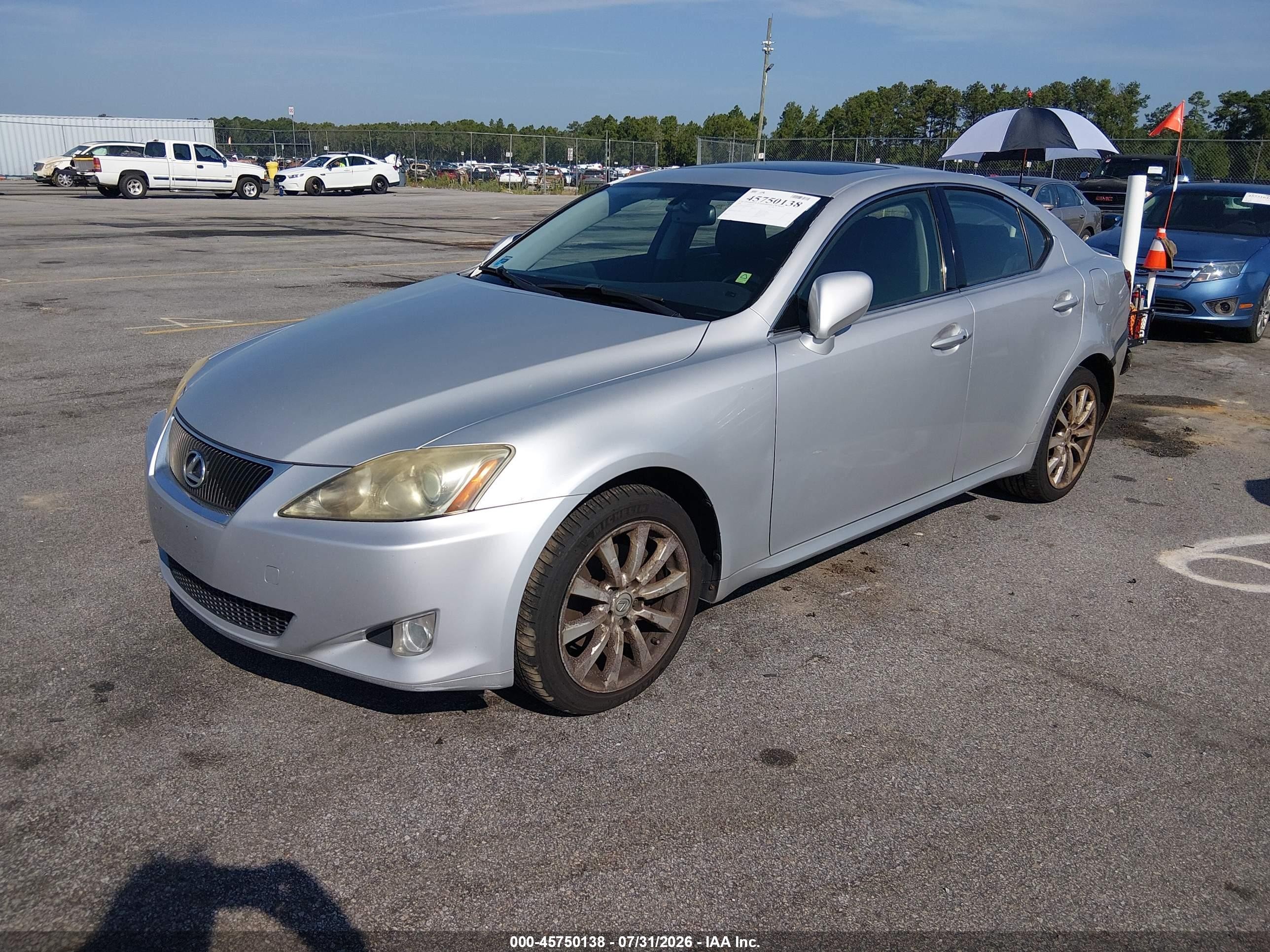 2006 Lexus Is 250   Silver vin: JTHCK262062002824