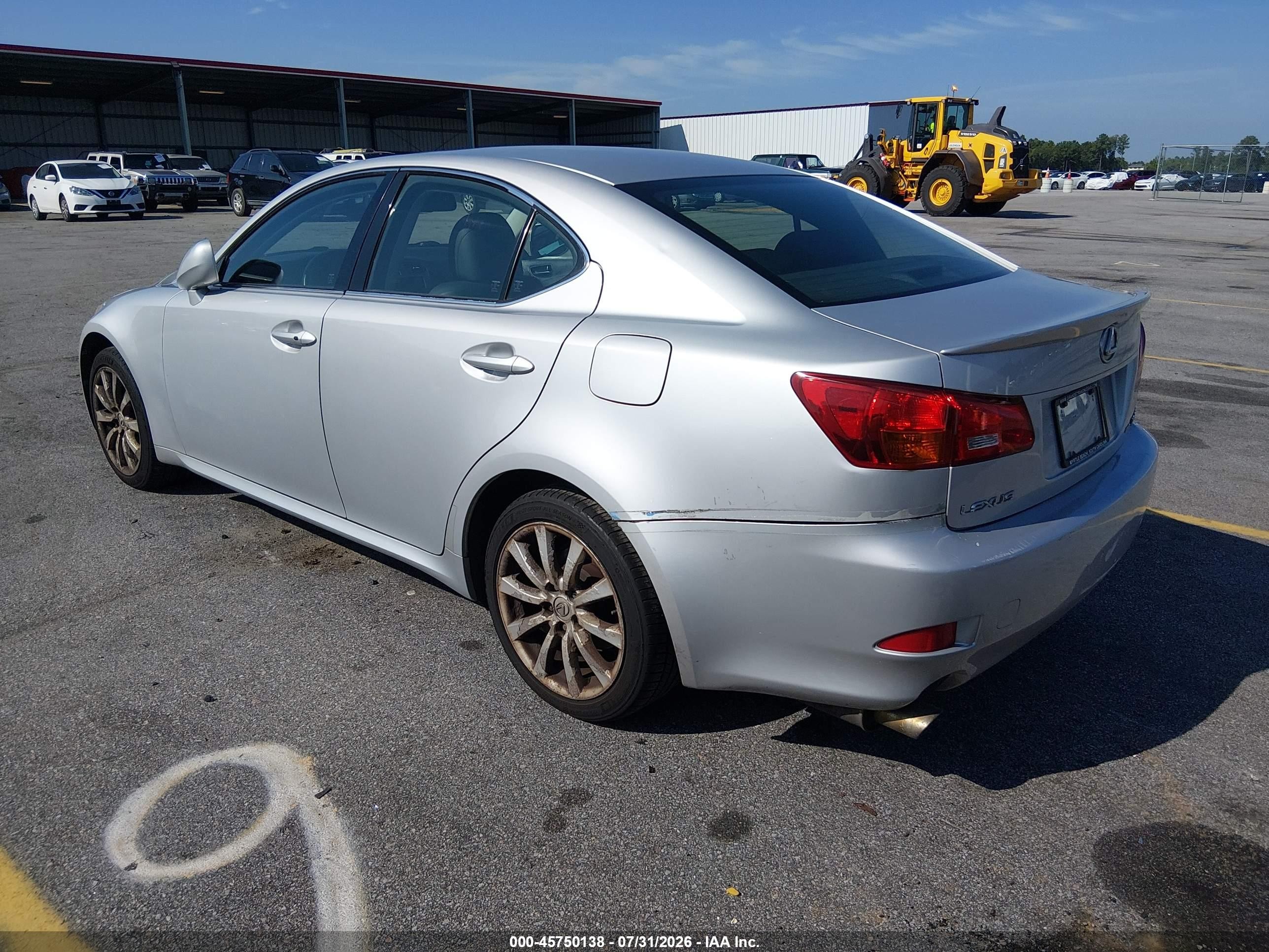 2006 Lexus Is 250   Silver vin: JTHCK262062002824