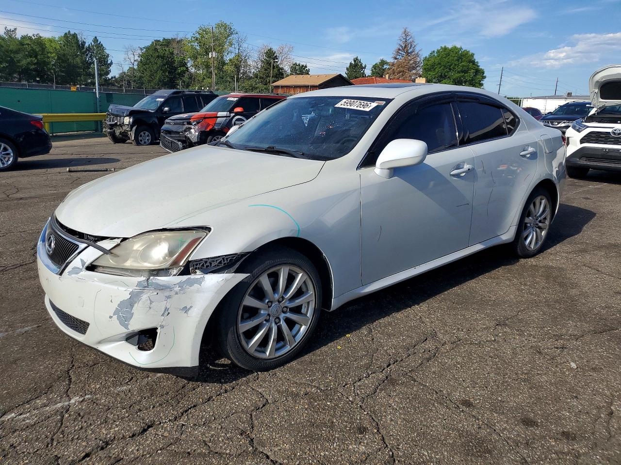 2006 Lexus Is 250 White vin: JTHCK262062003164