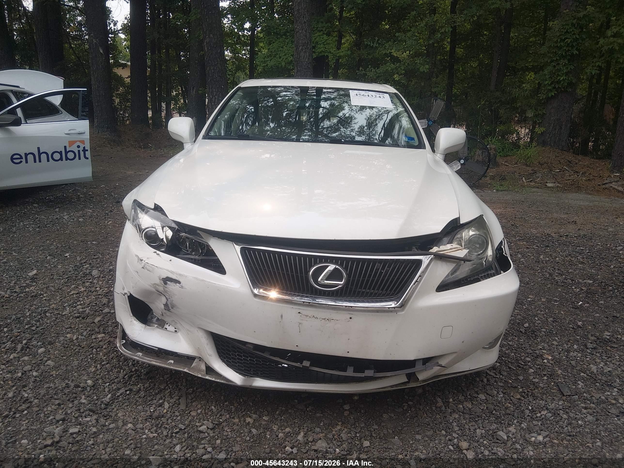 2006 Lexus Is 250   White vin: JTHCK262062004914