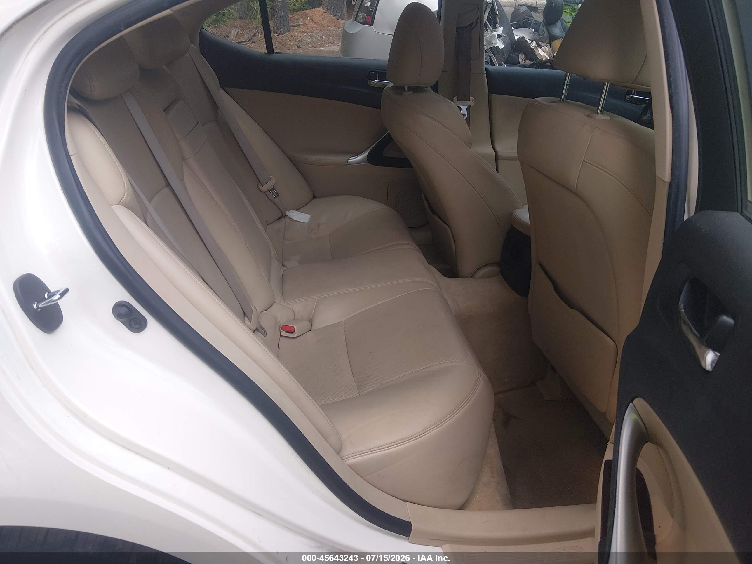 2006 Lexus Is 250   White vin: JTHCK262062004914