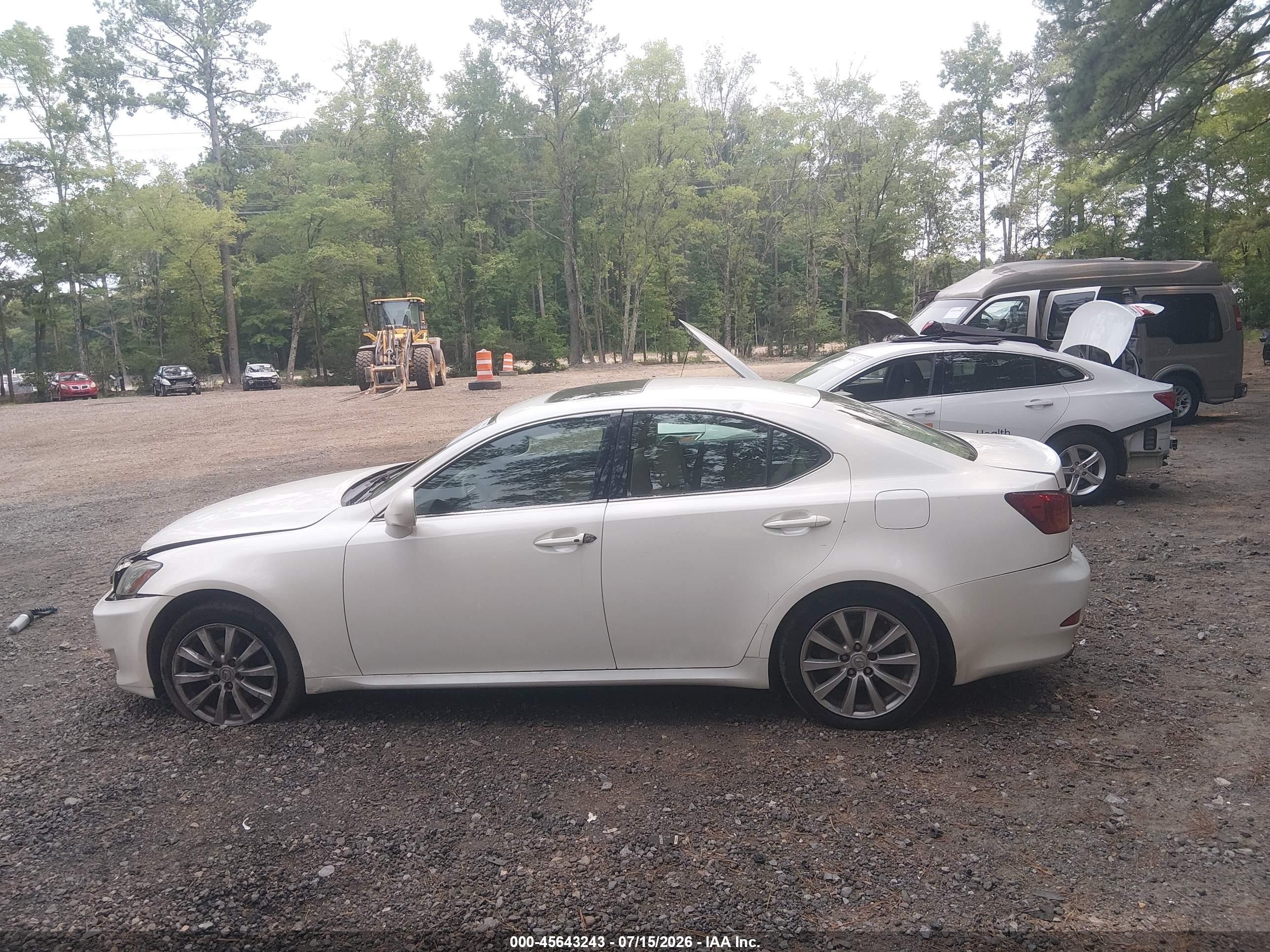 2006 Lexus Is 250   White vin: JTHCK262062004914