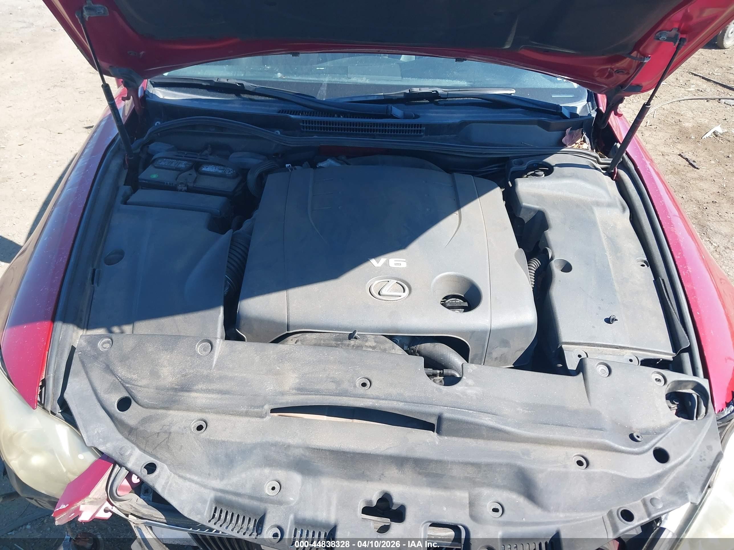 2006 Lexus Is 250   Red vin: JTHCK262062008395