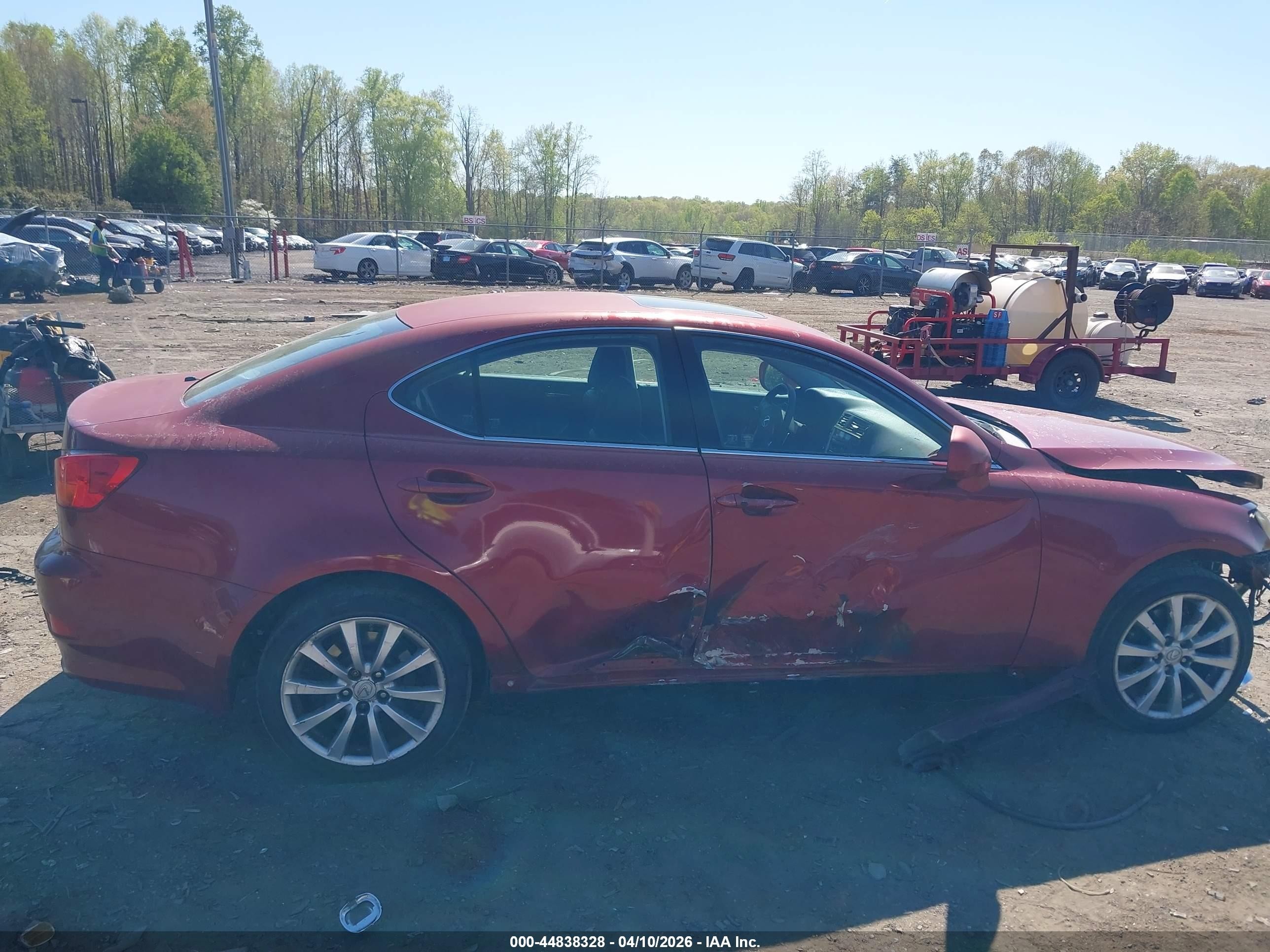 2006 Lexus Is 250   Red vin: JTHCK262062008395