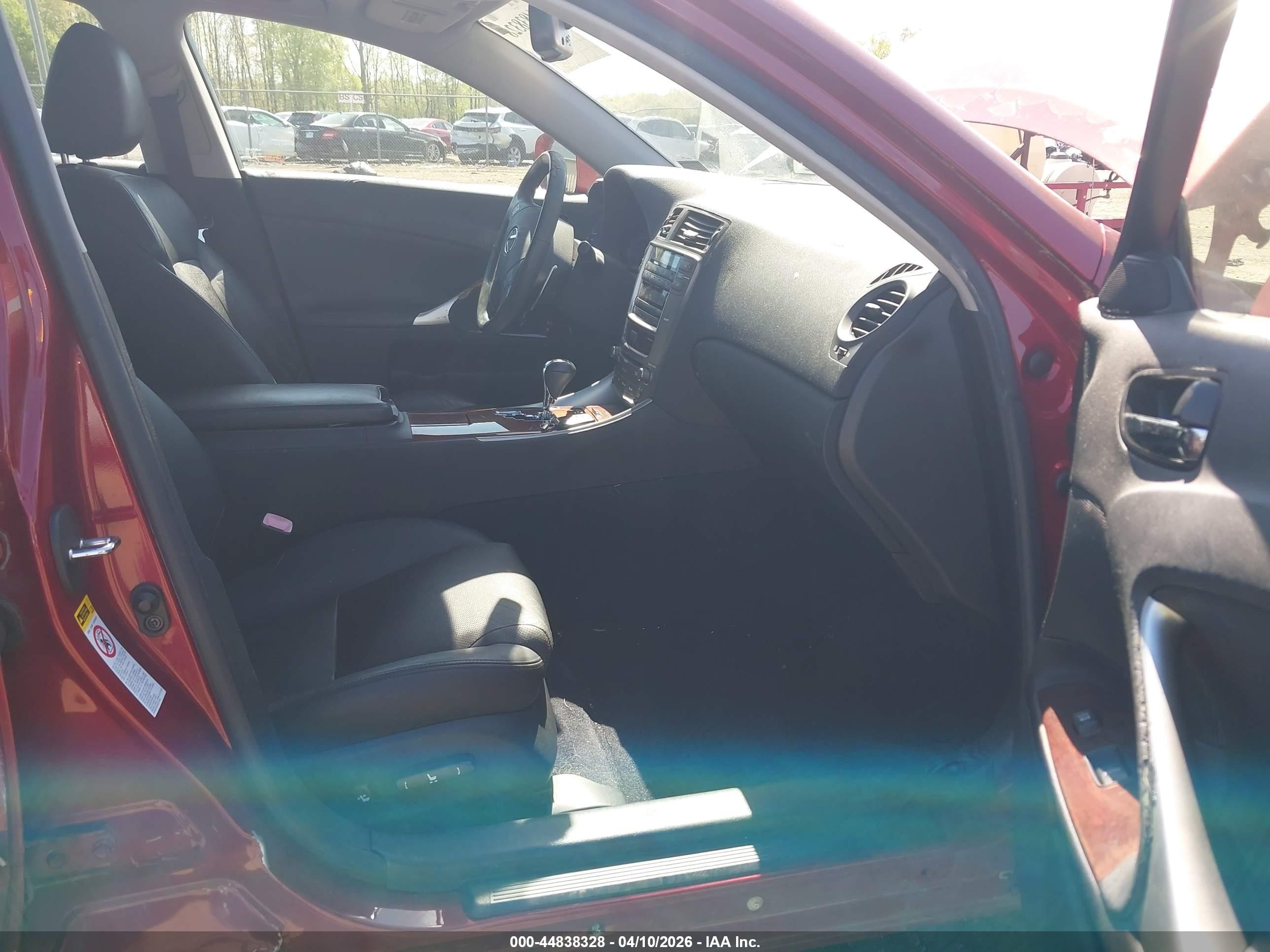 2006 Lexus Is 250   Red vin: JTHCK262062008395
