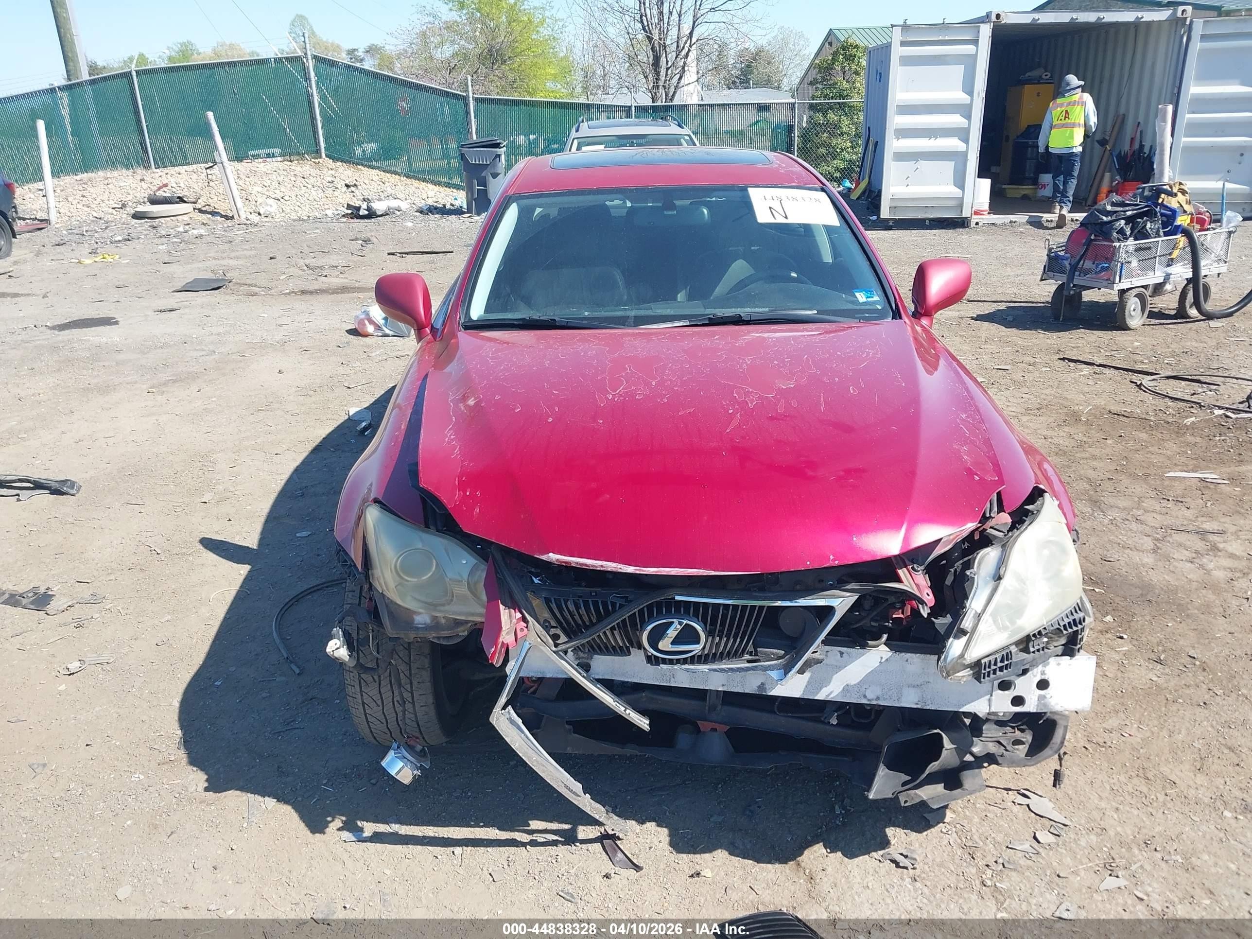 2006 Lexus Is 250   Red vin: JTHCK262062008395