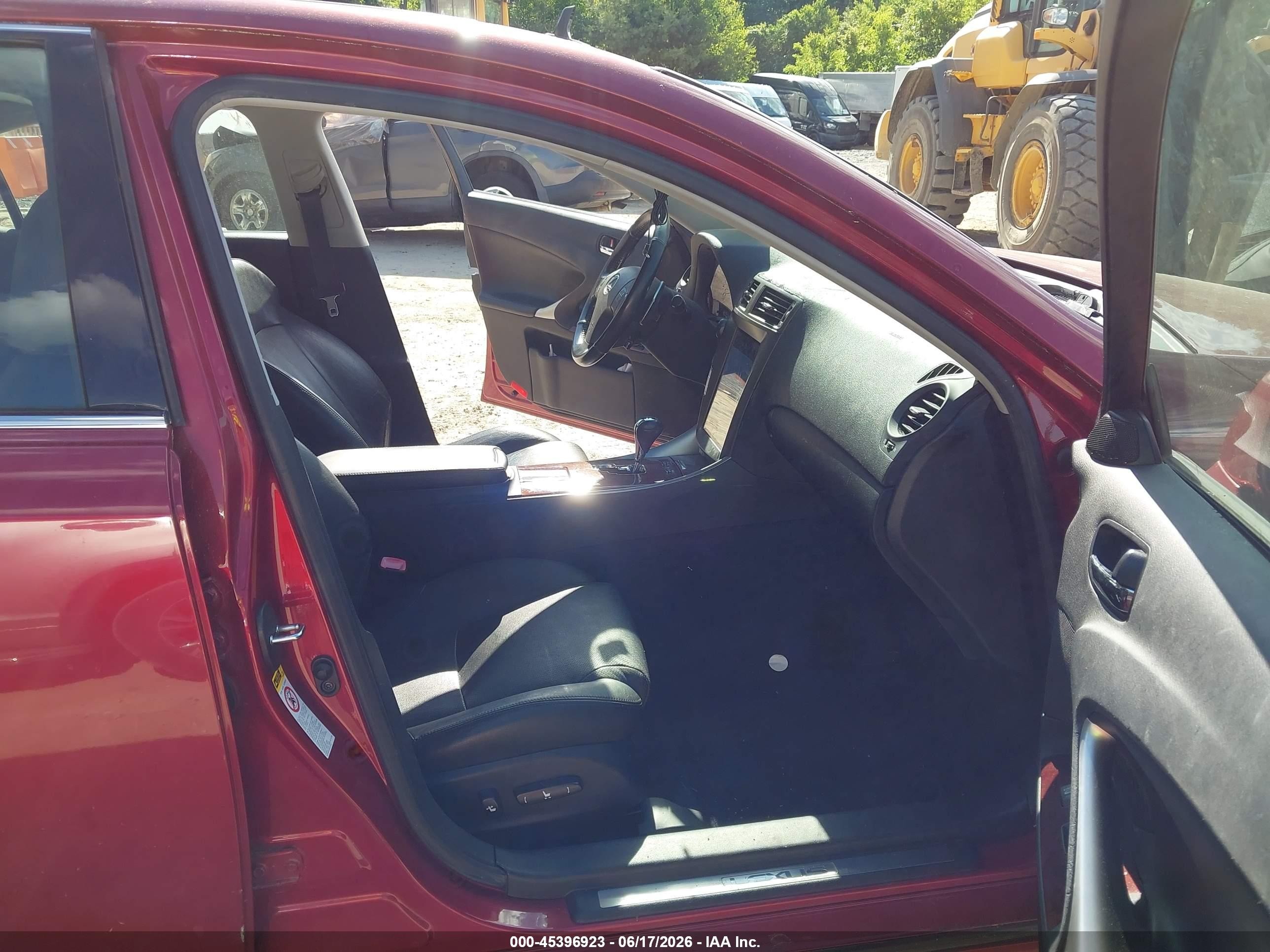 2006 Lexus Is 250   Burgundy vin: JTHCK262062008641