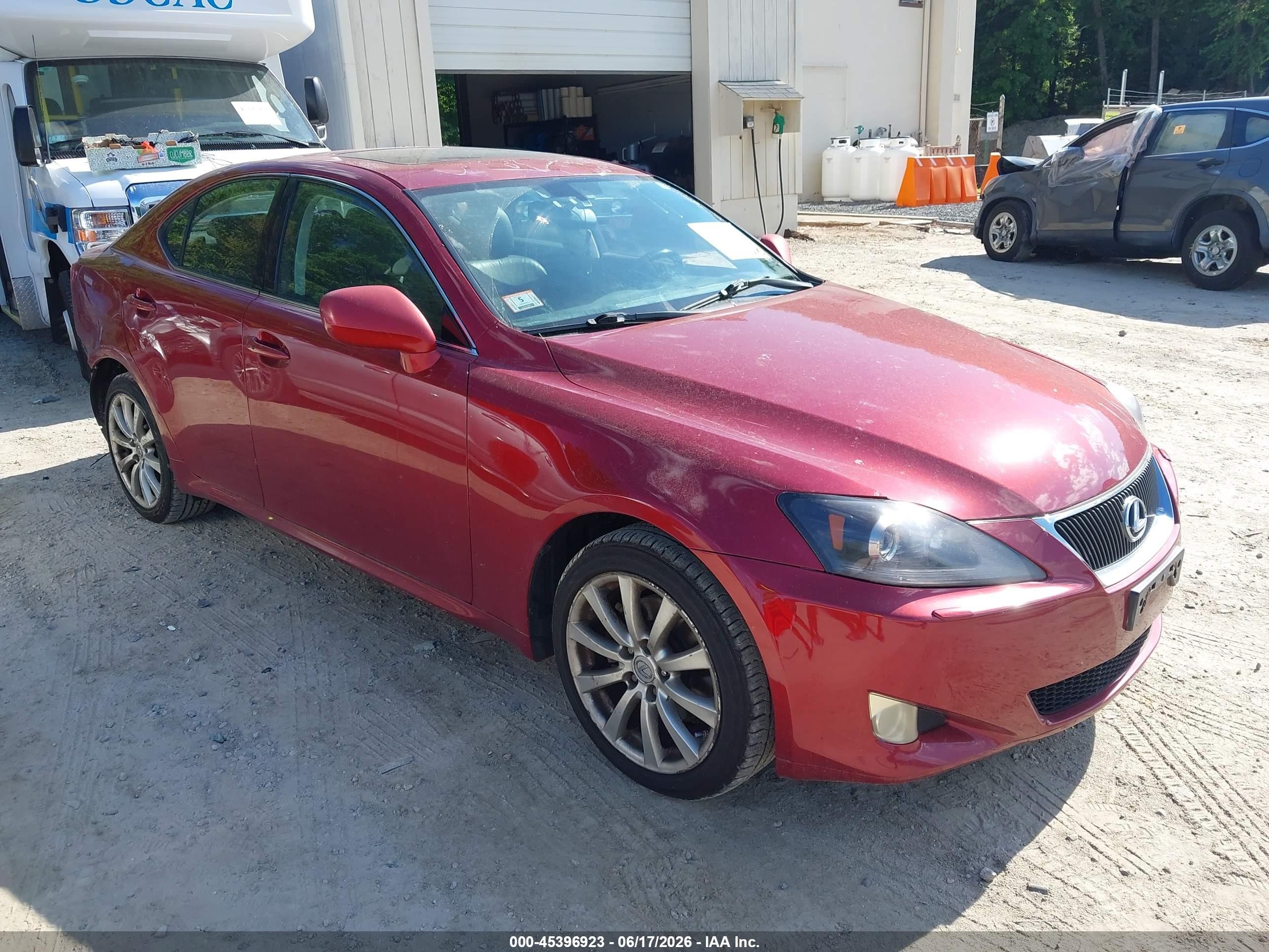 2006 Lexus Is 250   Burgundy vin: JTHCK262062008641