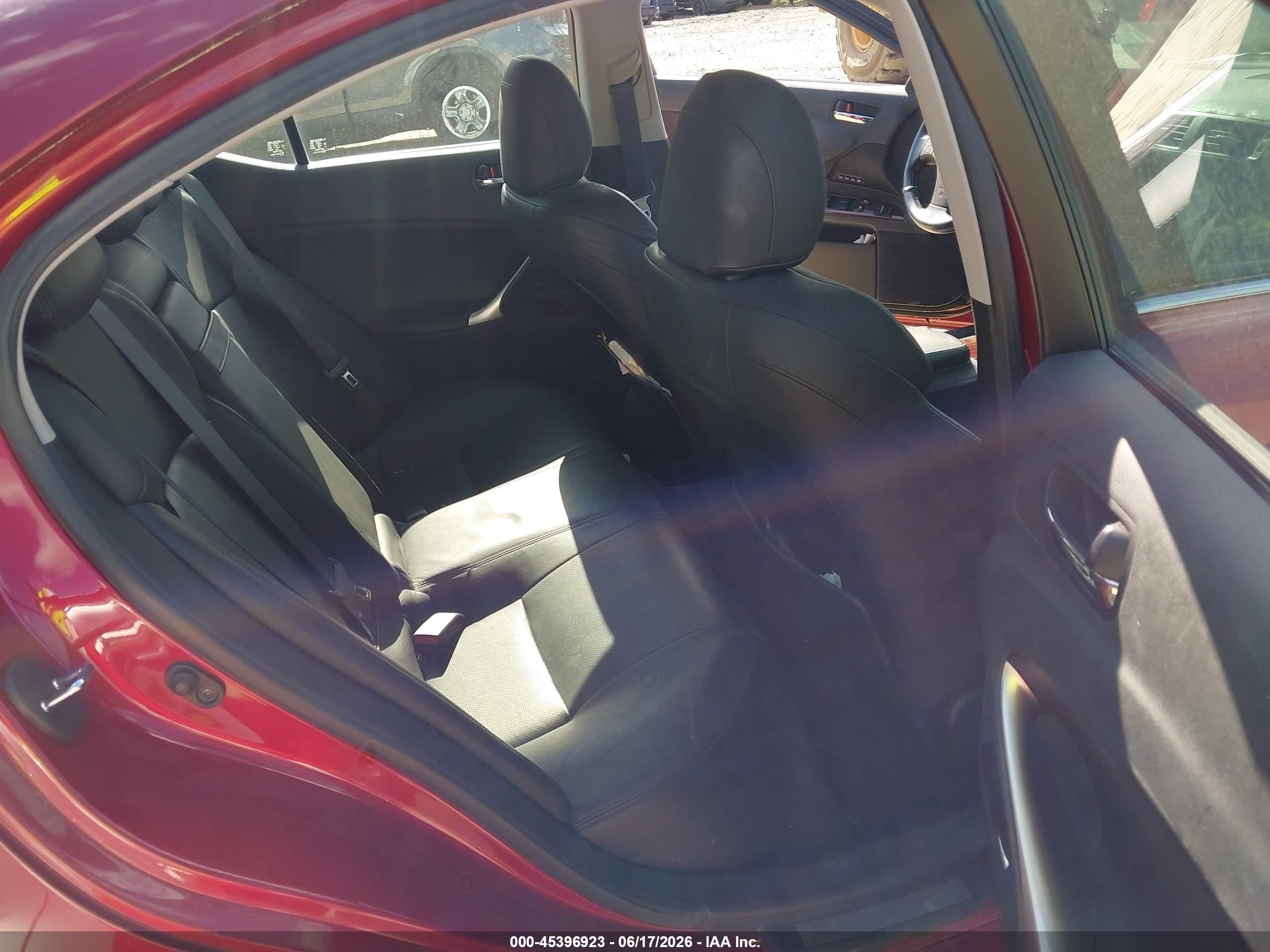 2006 Lexus Is 250   Burgundy vin: JTHCK262062008641