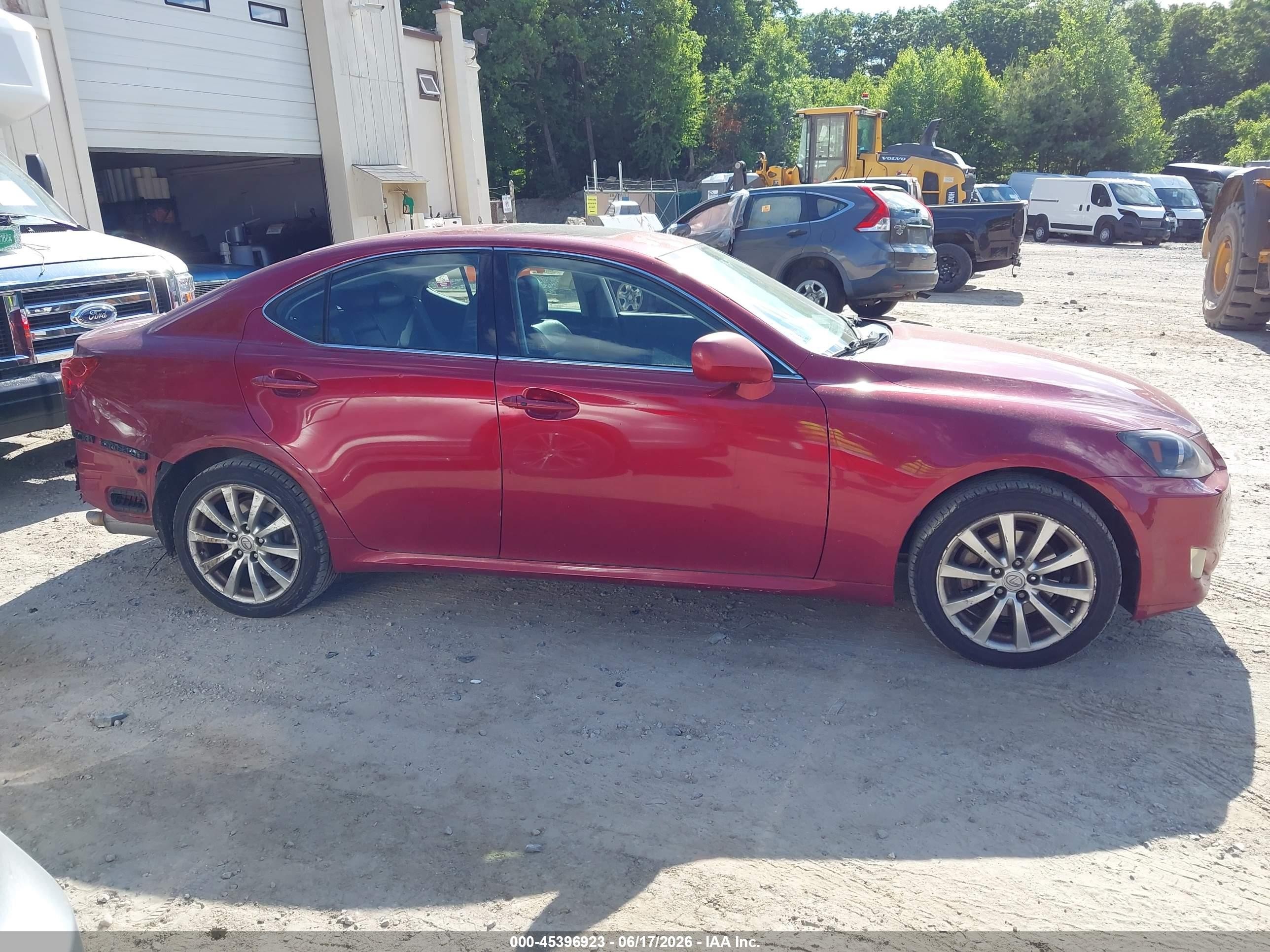 2006 Lexus Is 250   Burgundy vin: JTHCK262062008641